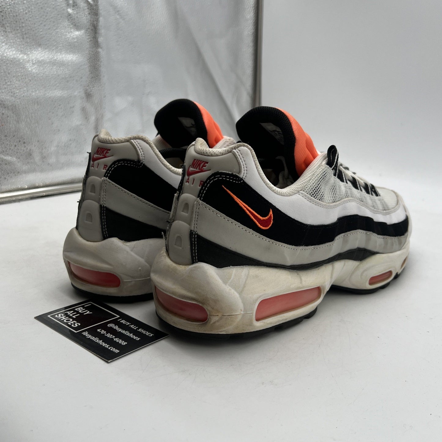 Size 13 - Nike Air Max 95 Grey Hyper Crimson (609048-086)
