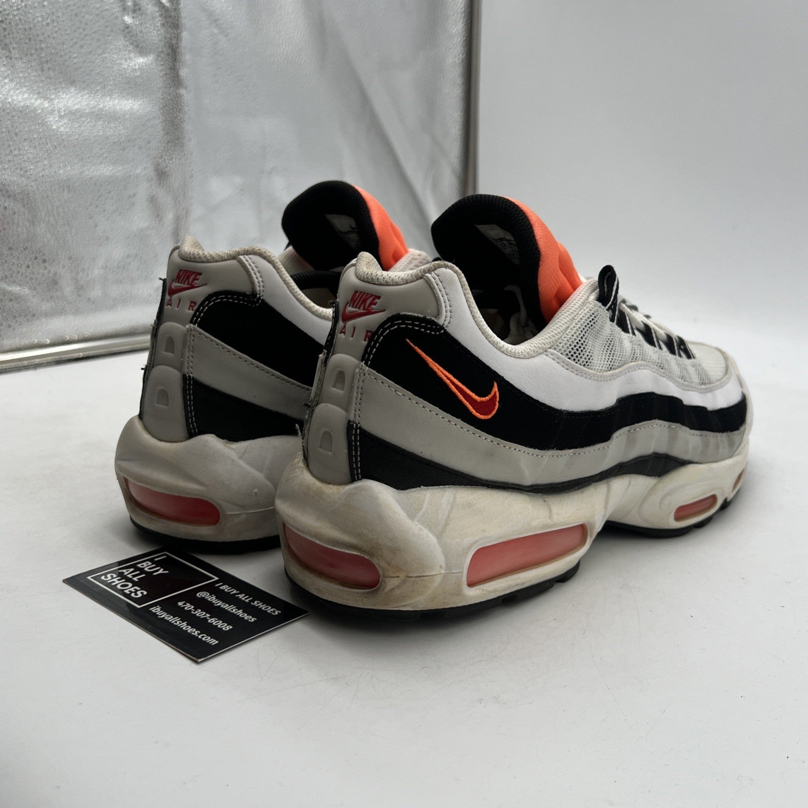 Size 13 - Nike Air Max 95 Grey Hyper Crimson (609048-086)