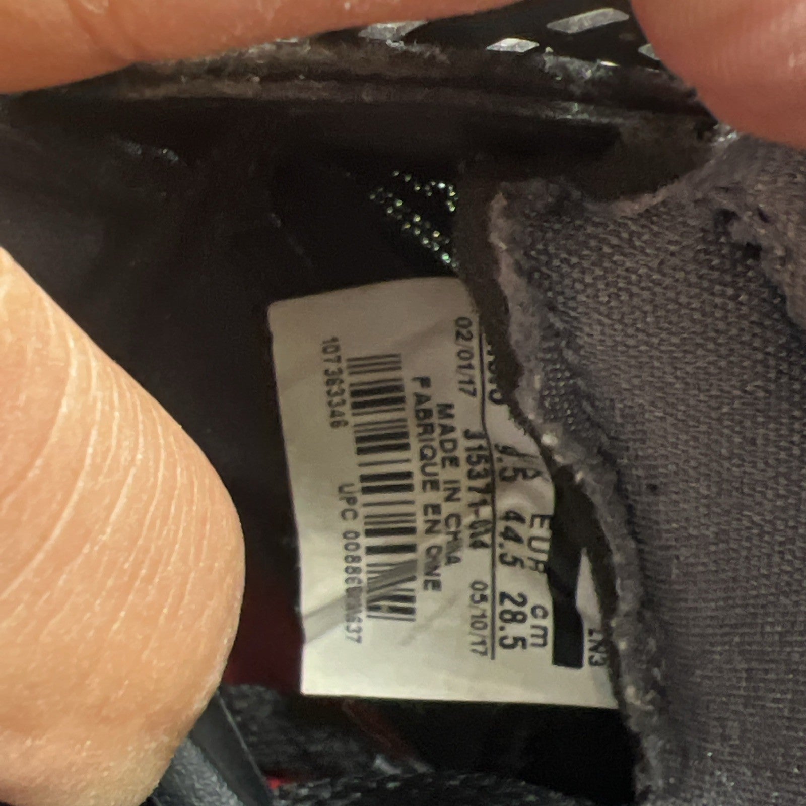 Size 10.5 - Jordan Spizike Black - (315371-034)
