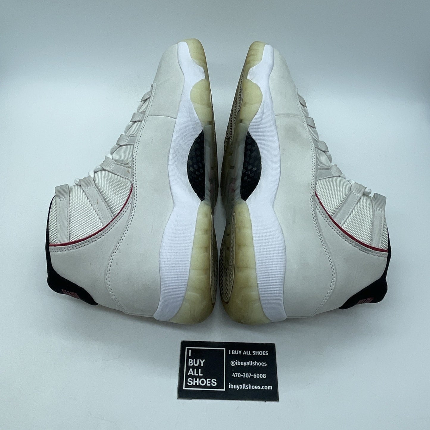Size 11 - Air Jordan 11 Retro Platinum Tint Red Suede (378037-016)