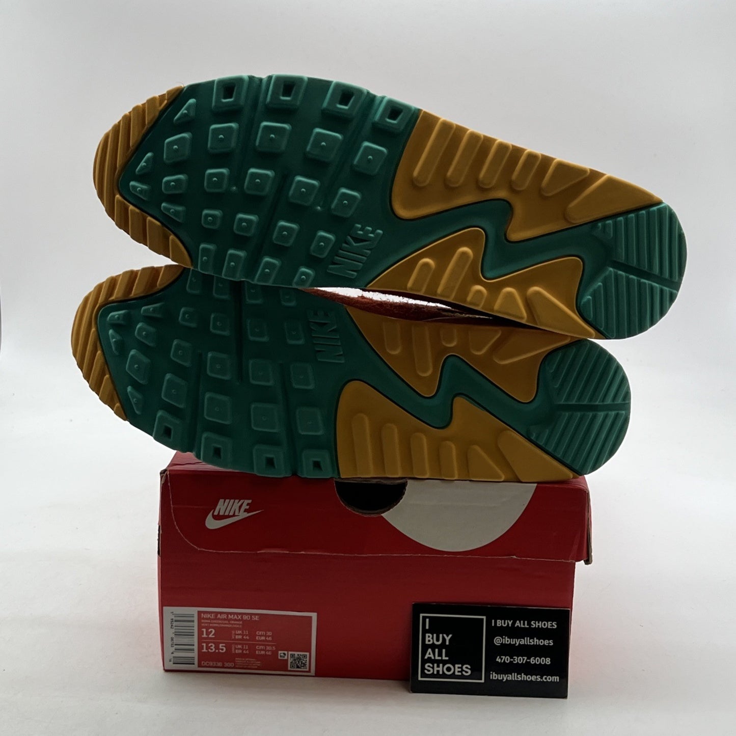 Size 12 - Nike Air Max 90 SE Roma Green Running Club (DC9336-300)