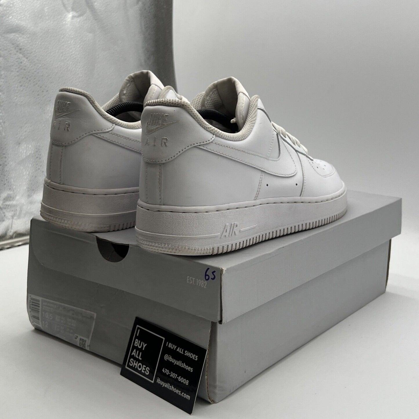 Size 10.5 - Nike Air Force 1 '07 Low Triple White (CW2288-111)