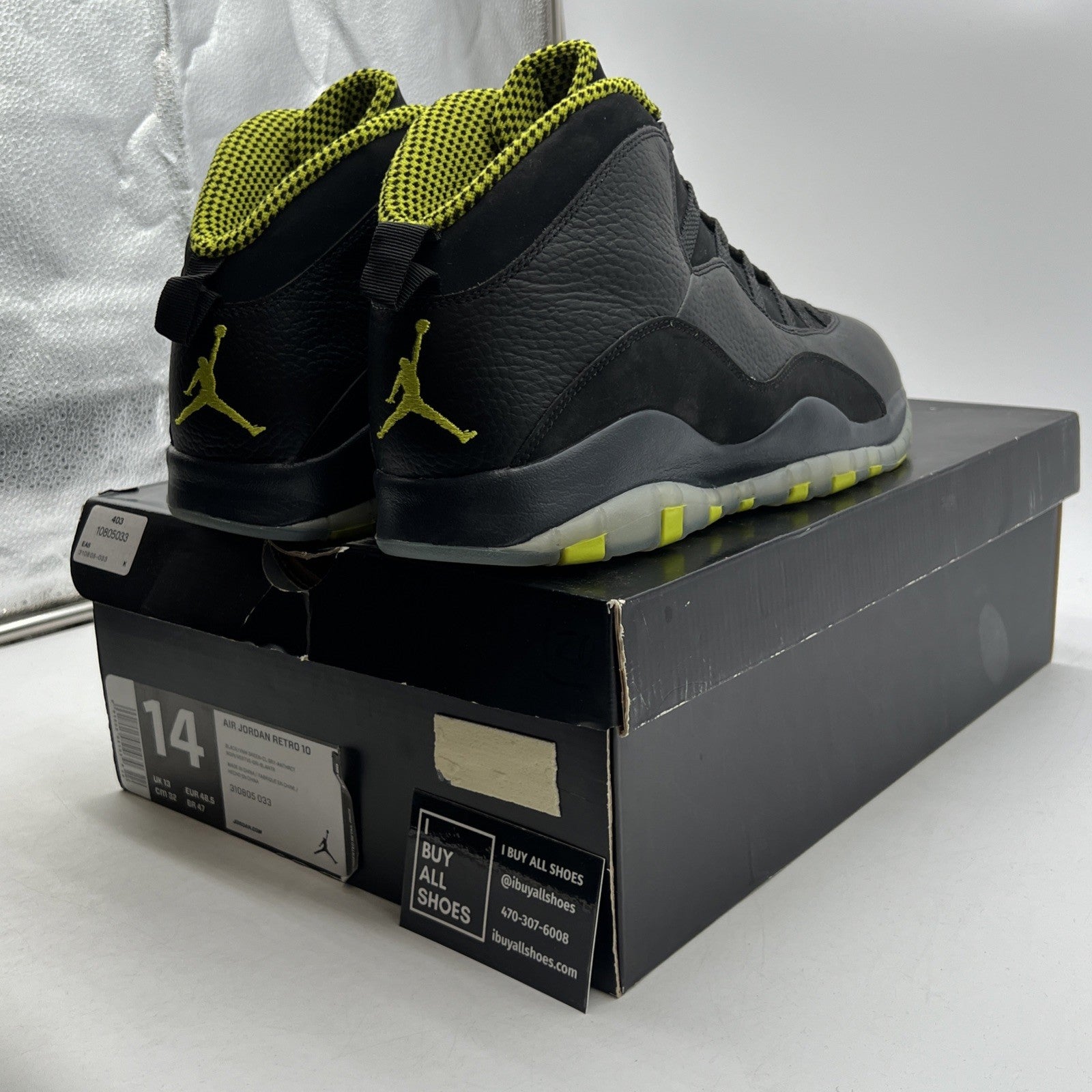 Size 14 - Air Jordan 10 Retro Venom (310805-033)