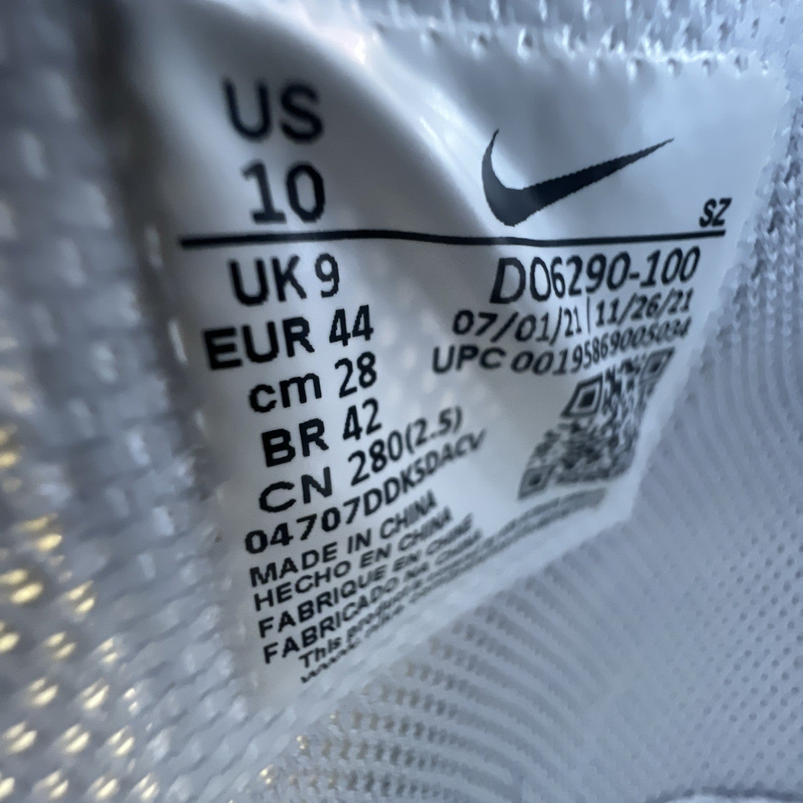 Size 10 - Nike Air Force 1 x Off-White White 2022 (DO6290-100)