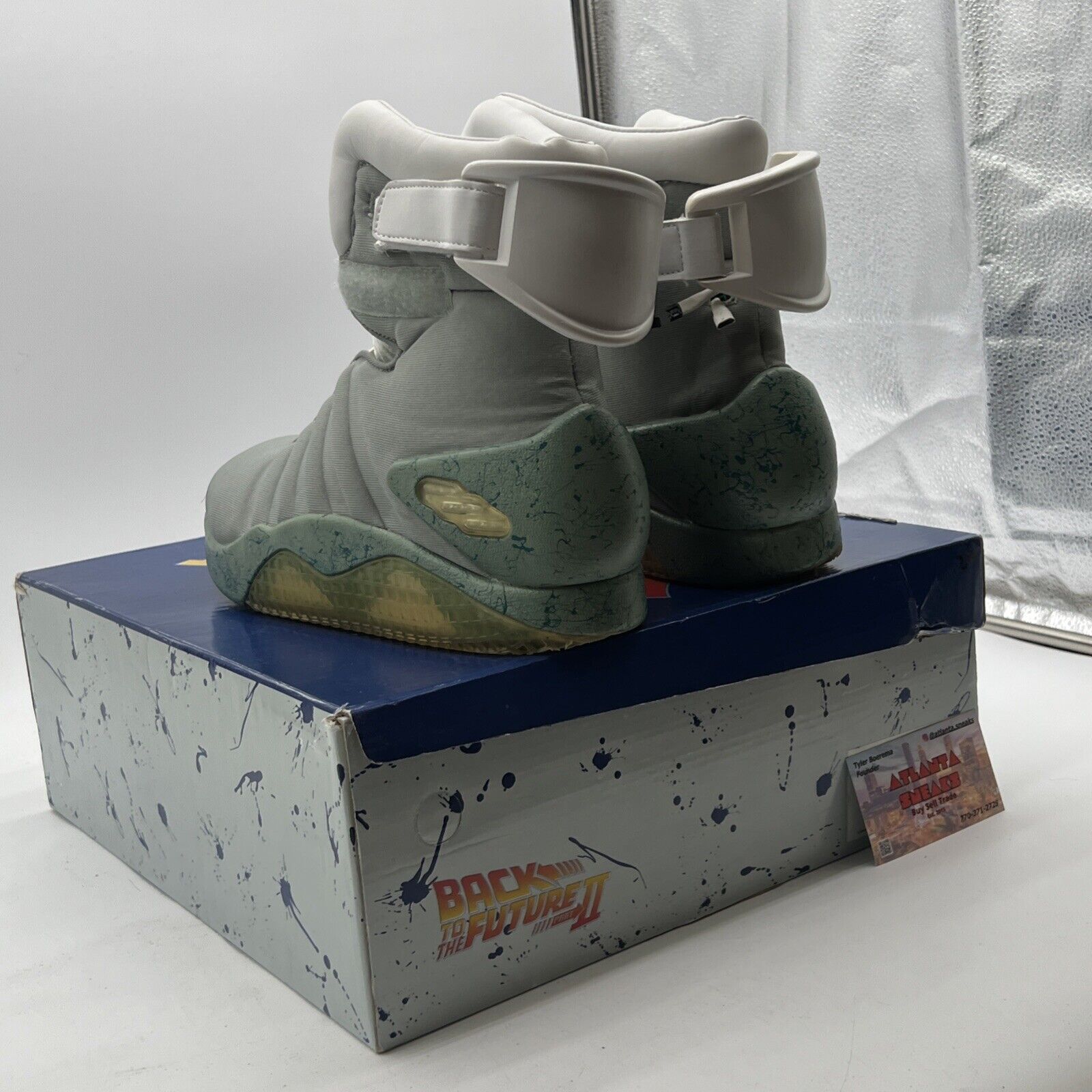 Size 11 - UNIVERSAL MARTY McFLY FUTURISTIC SHOES BACK TO THE FUTURE