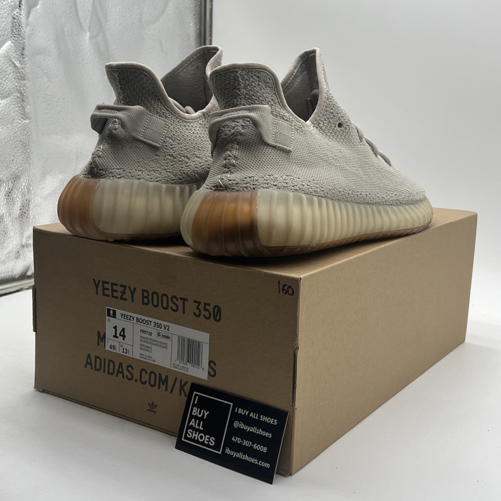 Size 14 - adidas Yeezy Boost 350 V2 Low Sesame (F99710)