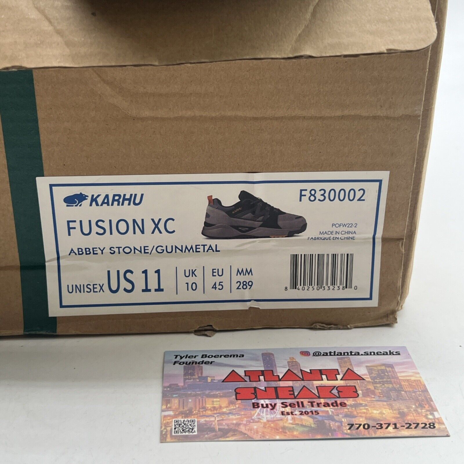 Size 11 - KARHU FUSION XC ABBEY STONE / GUNMETAL (F830002)