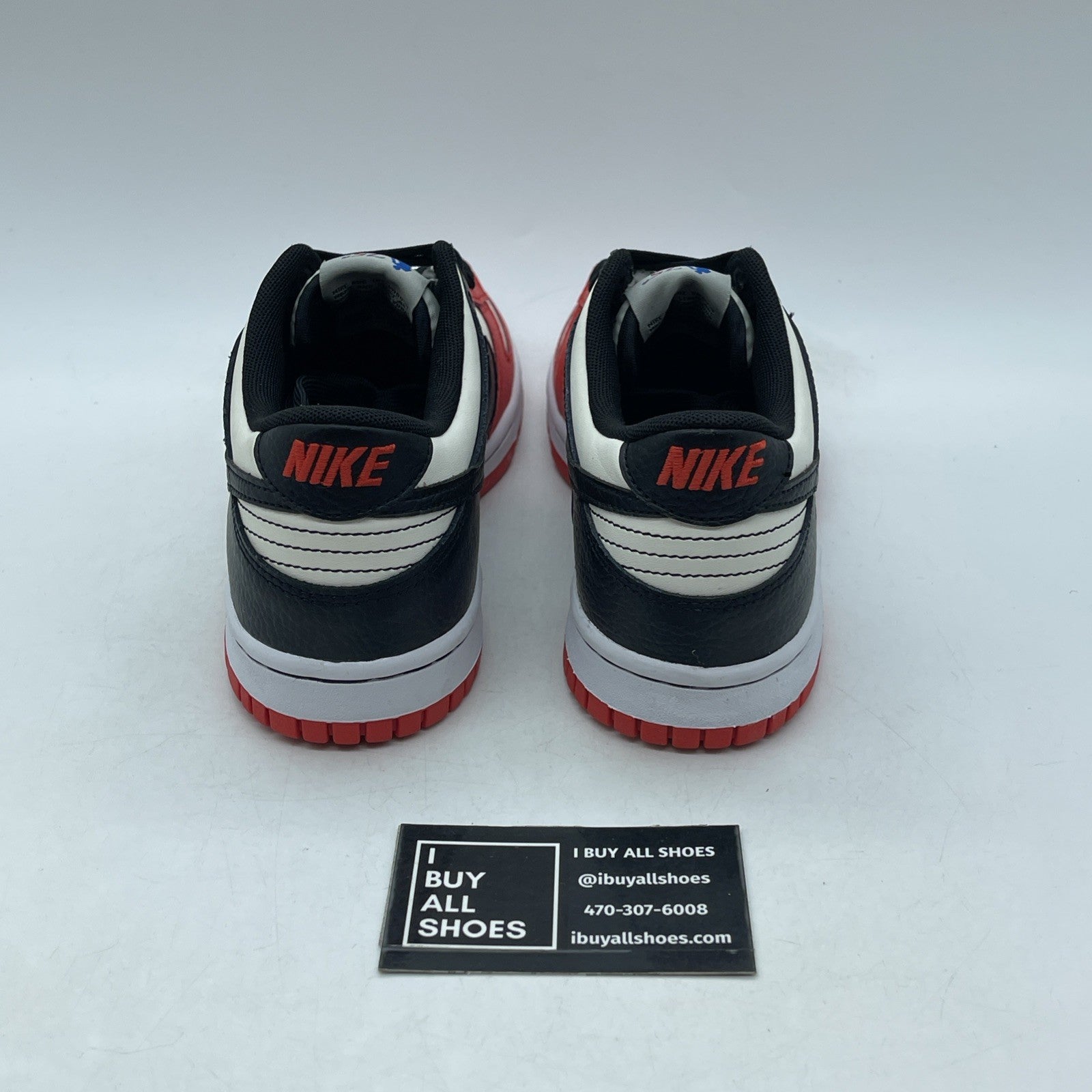 Size 7Y - Nike Dunk Low EMB x NBA Black (DO6288-100)