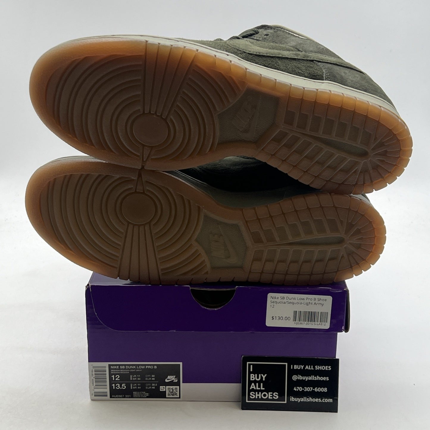 Size 12 - Nike Dunk SB Pro B Low Sequoia (HJ0367-301)