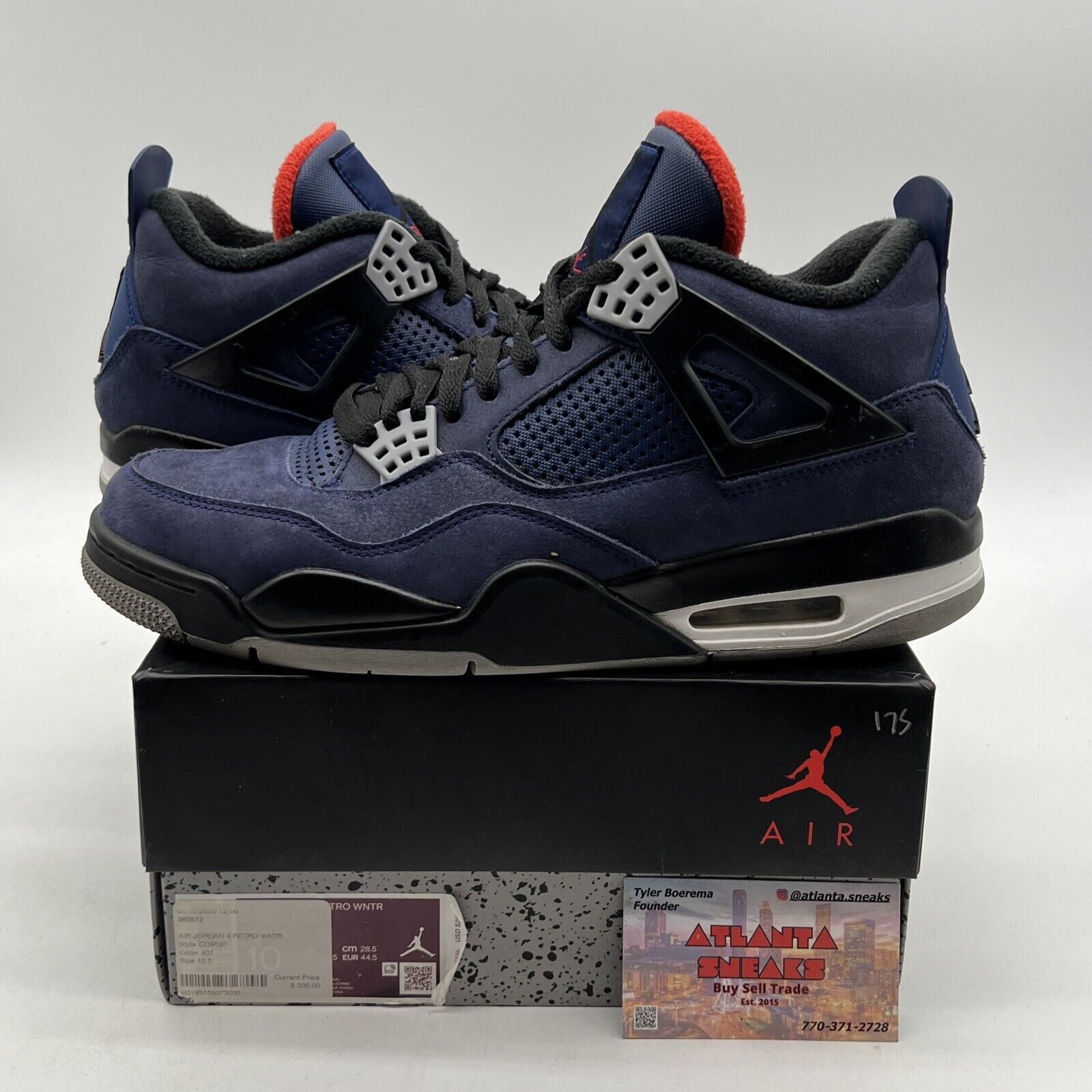 Size 10.5 - Jordan 4 Winter Loyal Blue 2019 (CD9597-401)