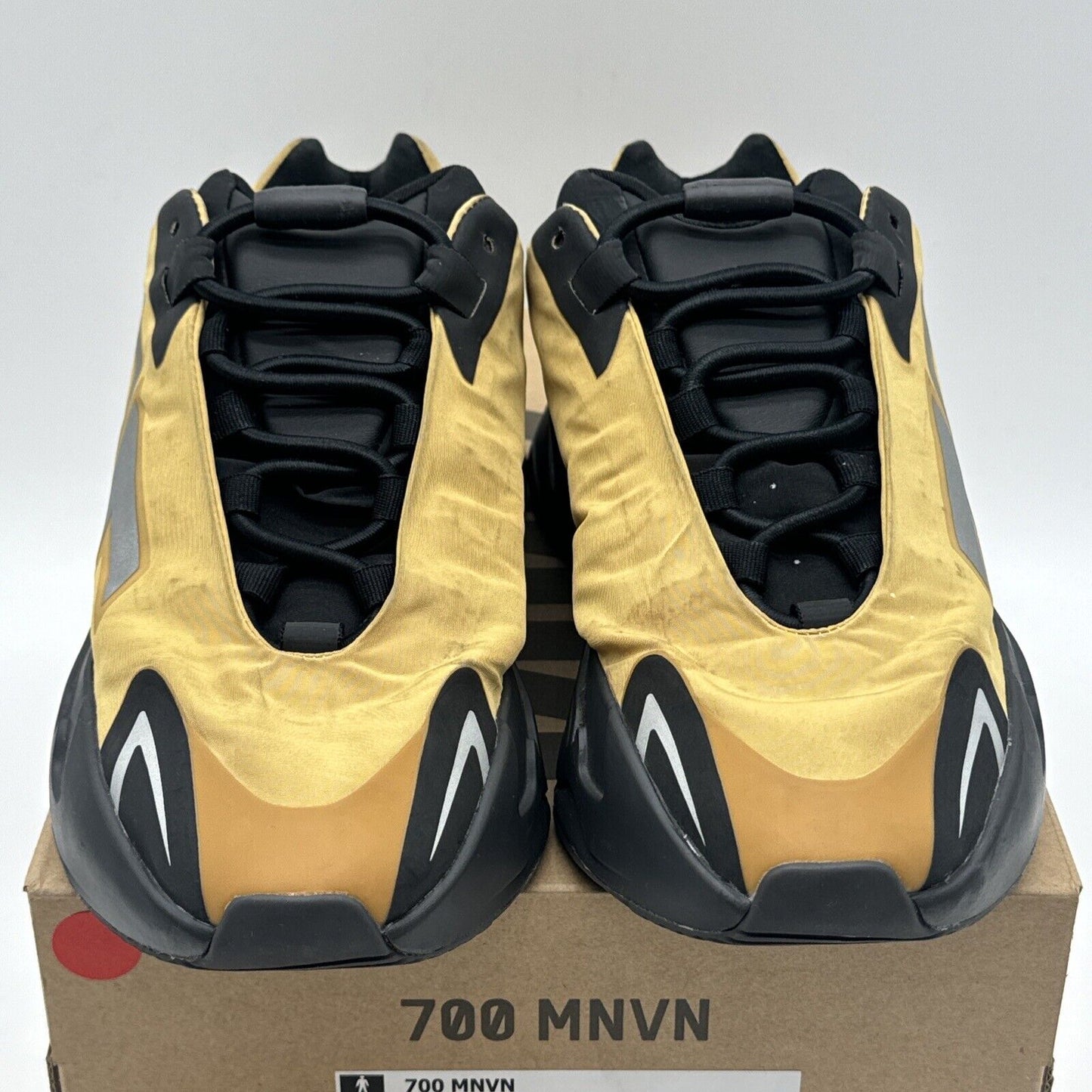 Size 6.5 - Yeezy Boost 700 MNVN Honey Flux Yellow Reflective With Box Black OG