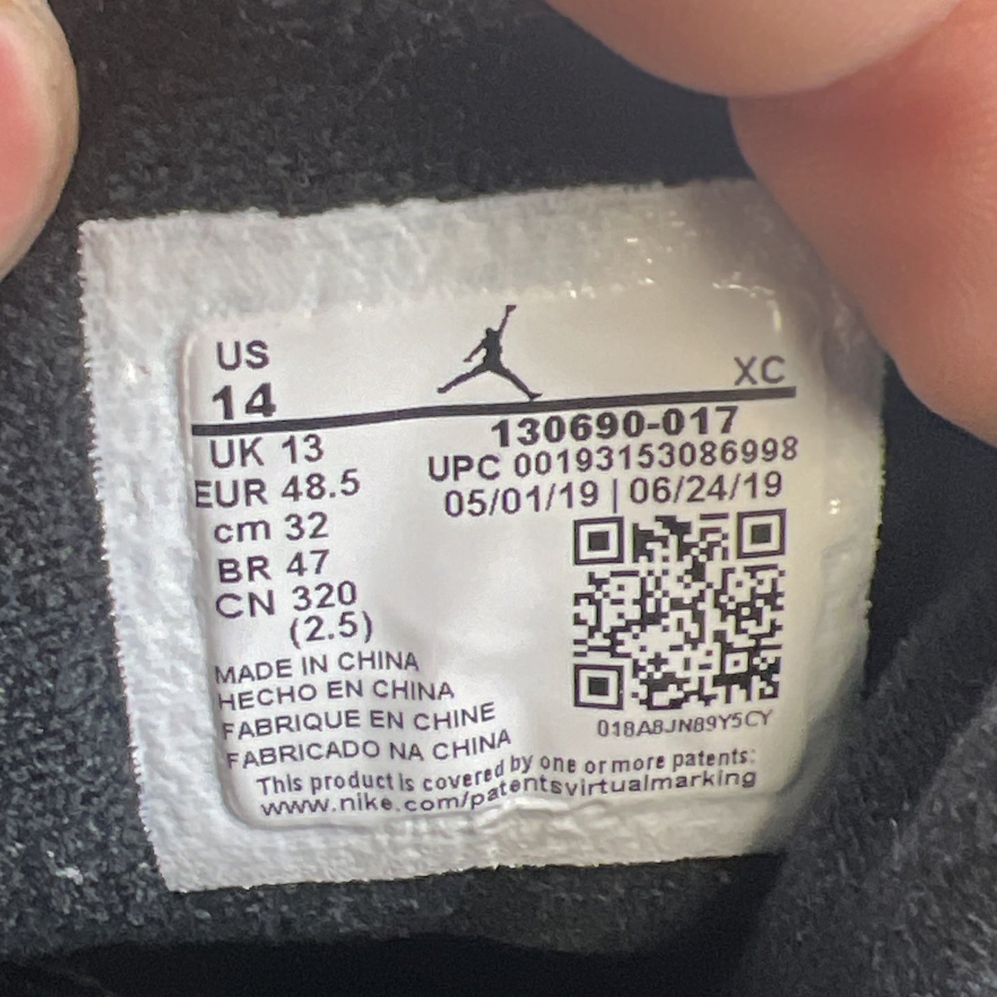 Size 14 - Air Jordan 12 Retro Reverse Taxi (130690-017)