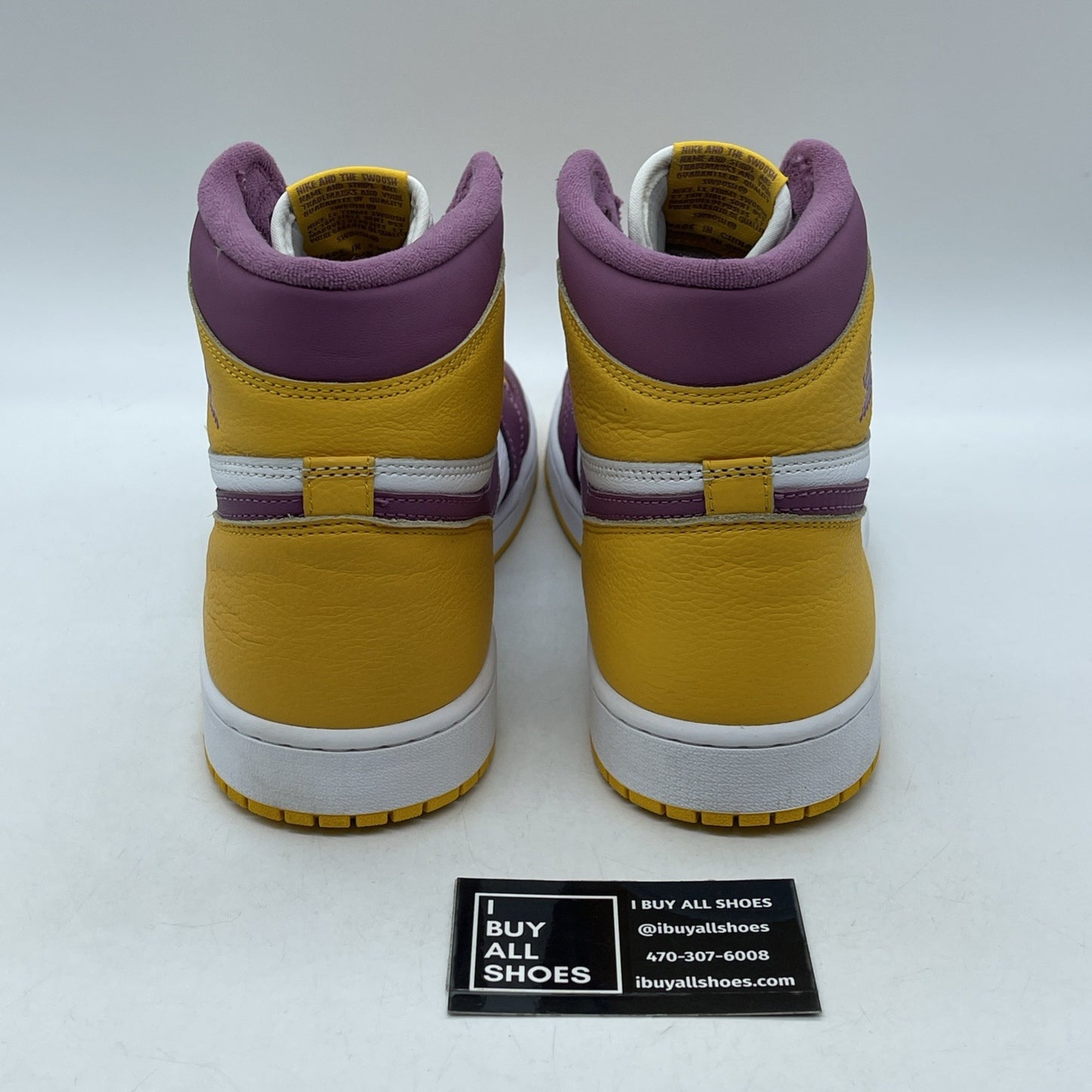 Size 12 - Jordan 1 Retro High OG Brotherhood Yellow Purple (555088-706)