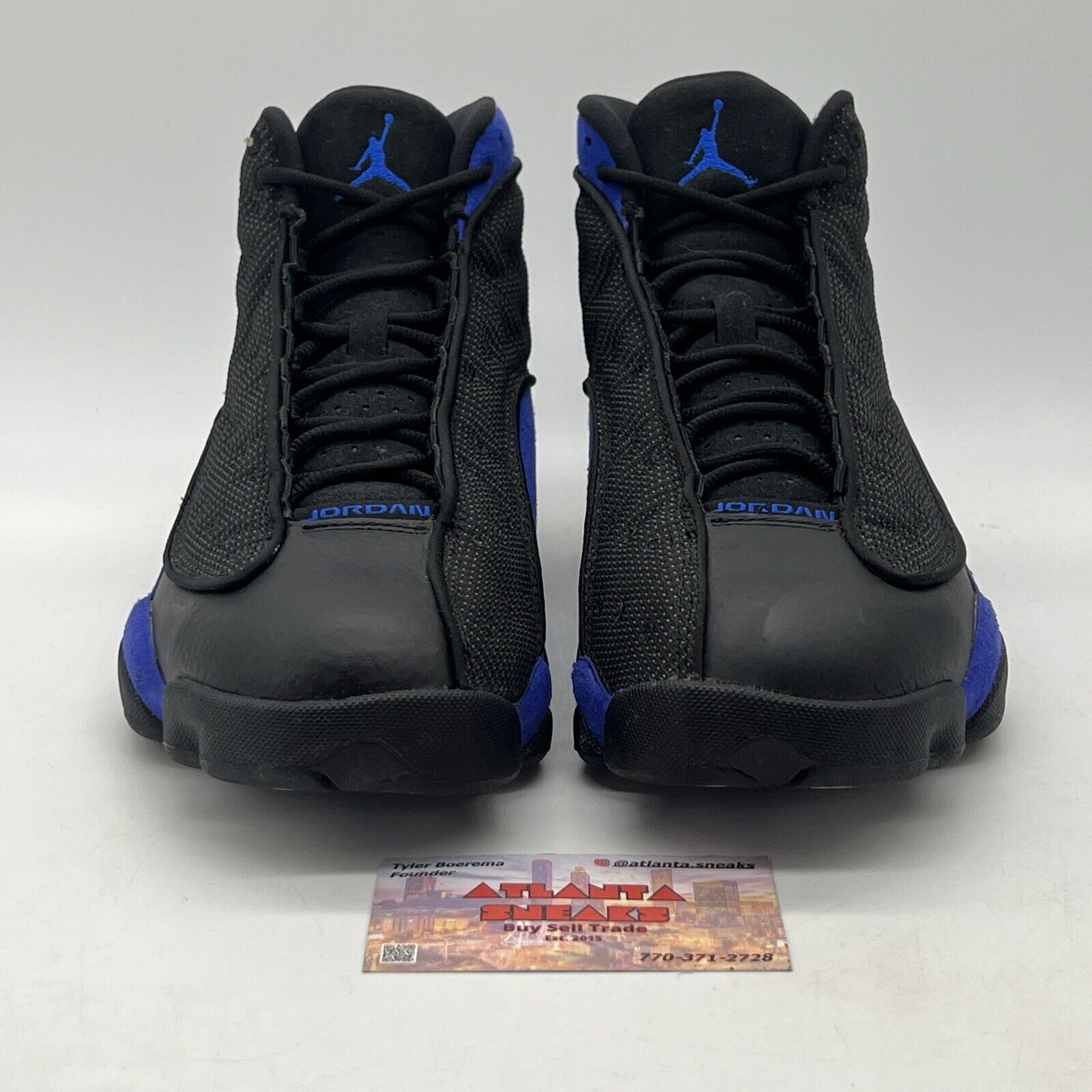 Size 8.5 - Jordan 13 Retro Hyper Royal 2020 Black Blue Suede Leather 414571-040