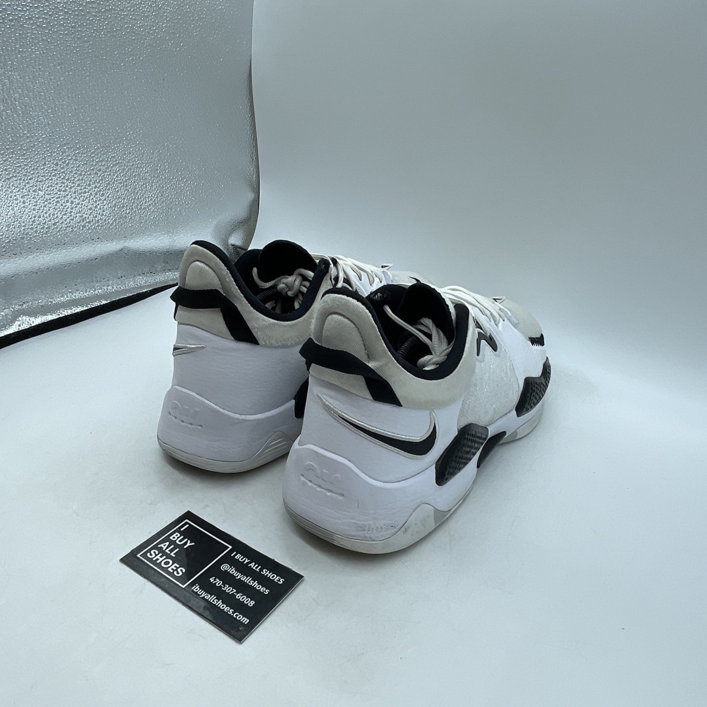 Size 14 - Nike PG 5 TB White Black (DA7758-100)