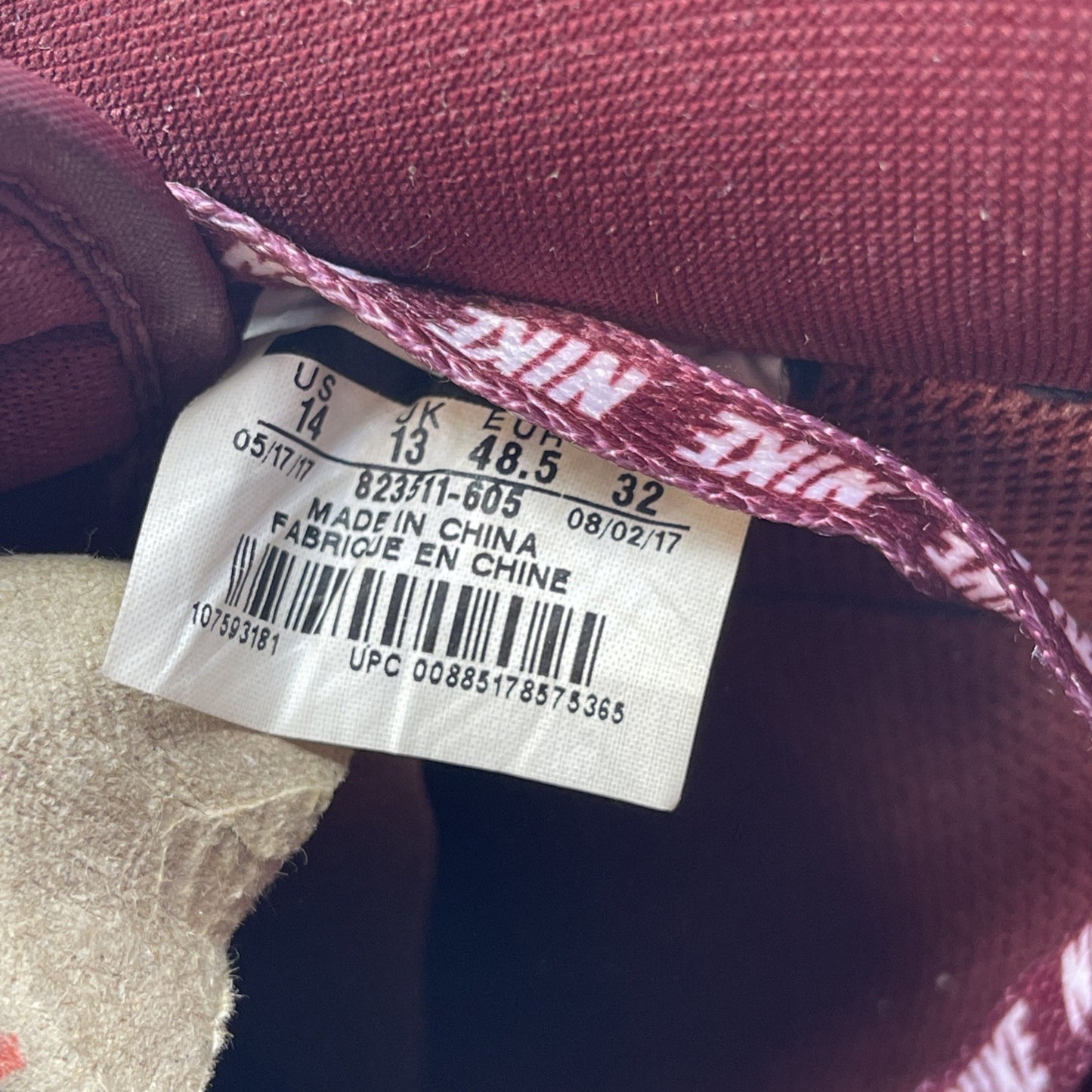 Size 14 - Nike Air Force 1 Statement Game (823511-605)