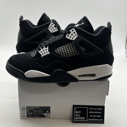 Size 9 - Air Jordan 4 Retro White Thunder (FQ8138-001)