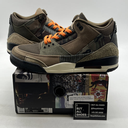 Size 9 - Air Jordan 3 Retro Patchwork 2021 (DO1830-200)
