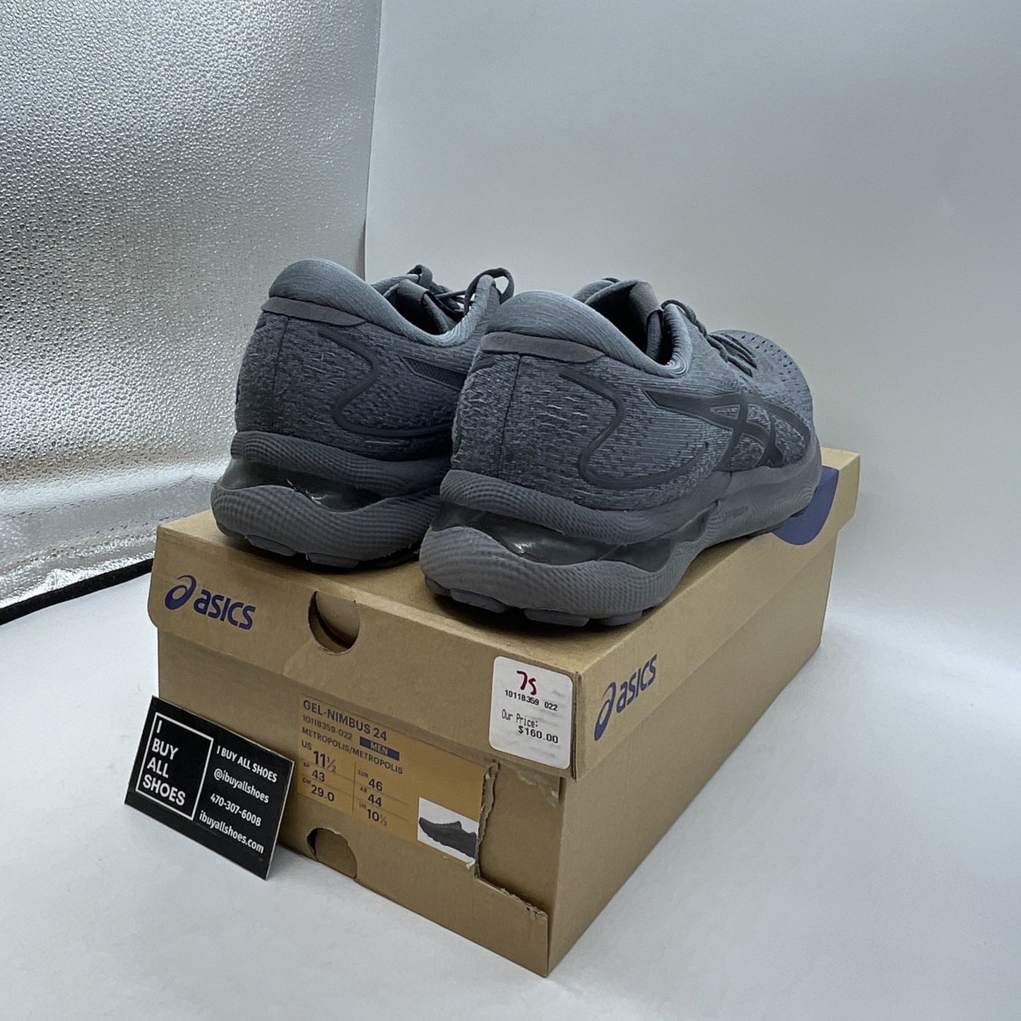 Size 11.5 - Asics Gel-Nimbus 24 Metropolis