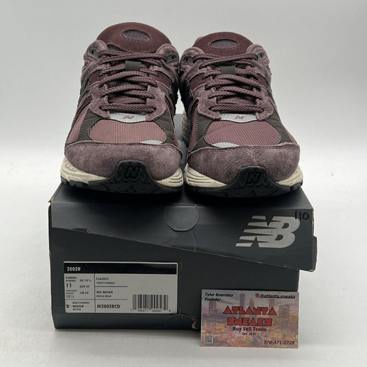 Size 11 - New Balance 2002R Truffle White Suede (M2002RCD)