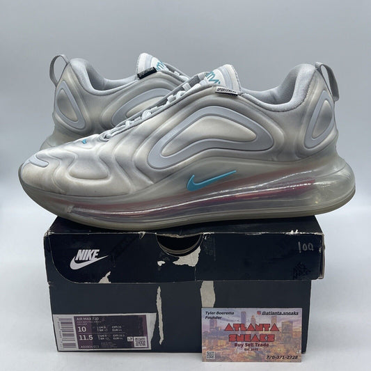 Size 10 - Nike Air Max 720 Pride Grey White Yellow Purple Suede (AO2924-011)