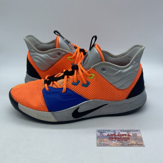 Size 13 - Nike NASA x PG 3 Armstrong Building 703 Orange Black Grey (CI2666-800)