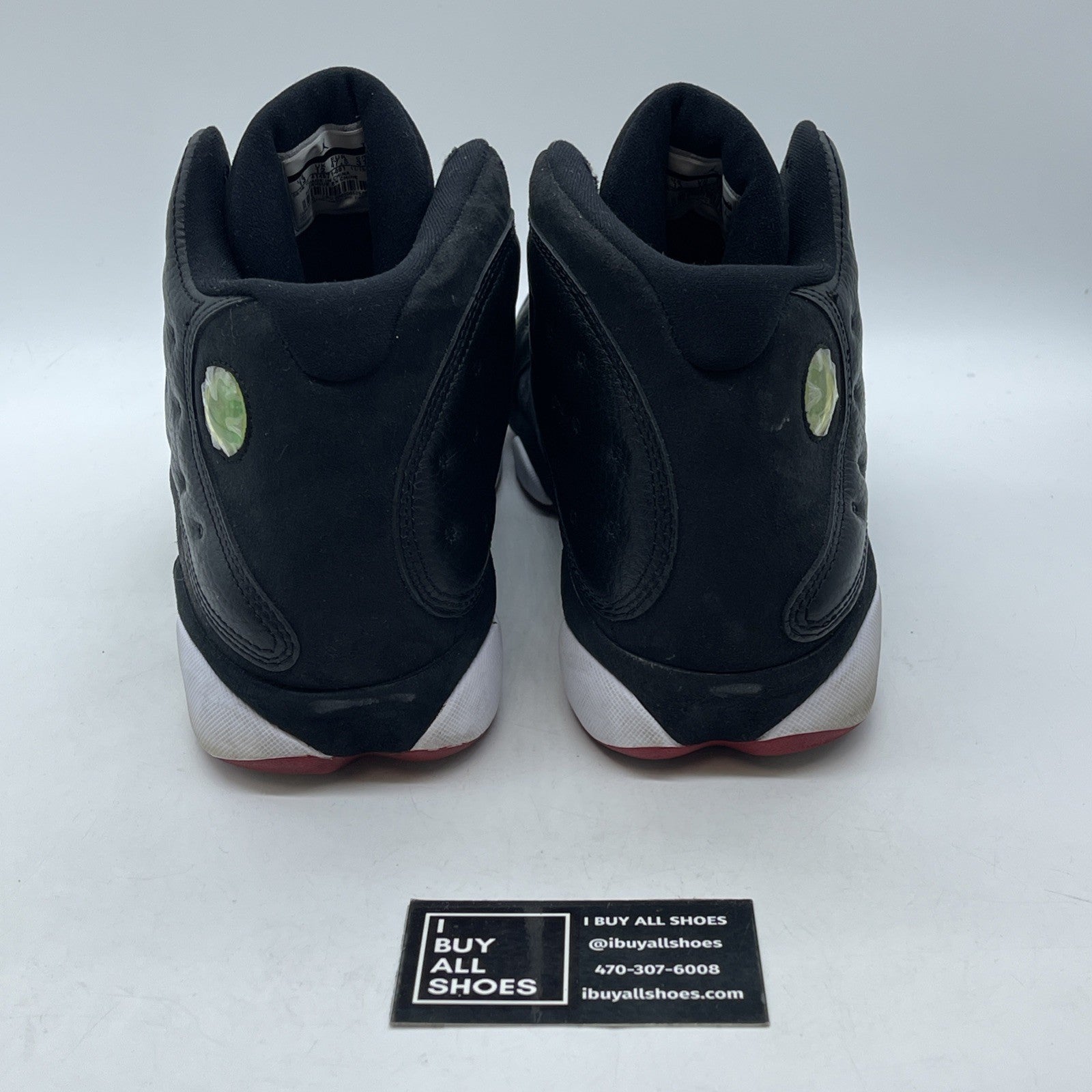 Size 13 - Air Jordan 13 Retro 2011 Playoff Black Suede Leather (414571-001)