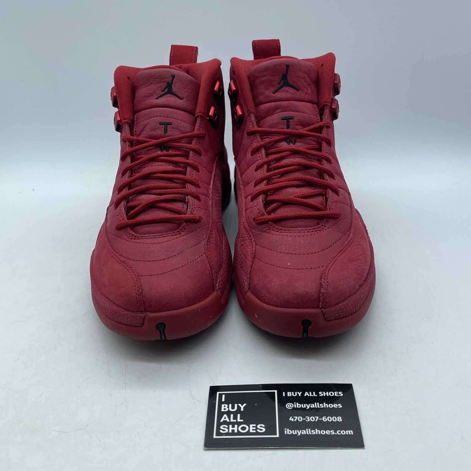 Size 8 - Air Jordan 12 Retro Gym Red Black Suede Leather (130690-601)
