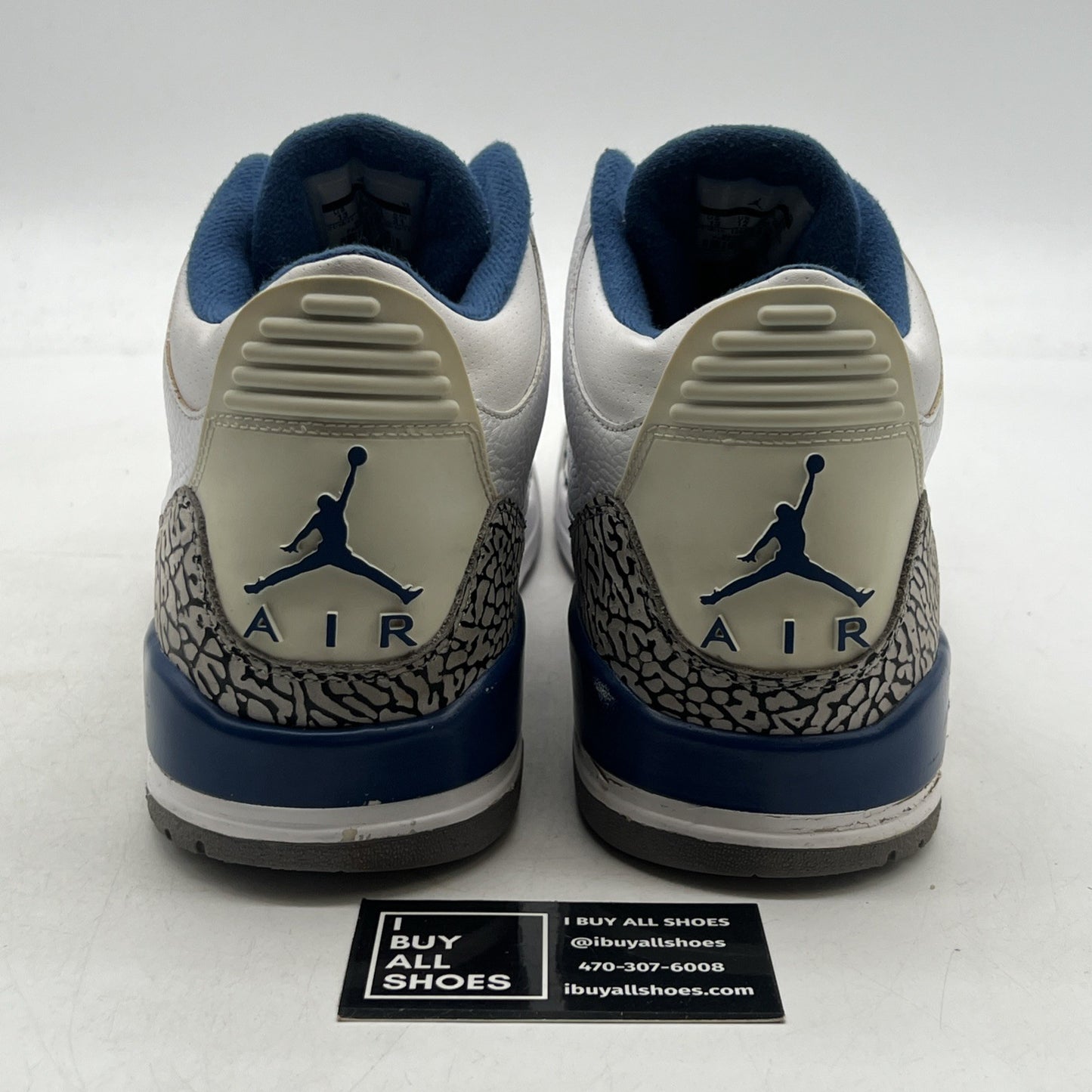 Size 13 - Air Jordan 3 Retro 2011 True Blue (136064-104)