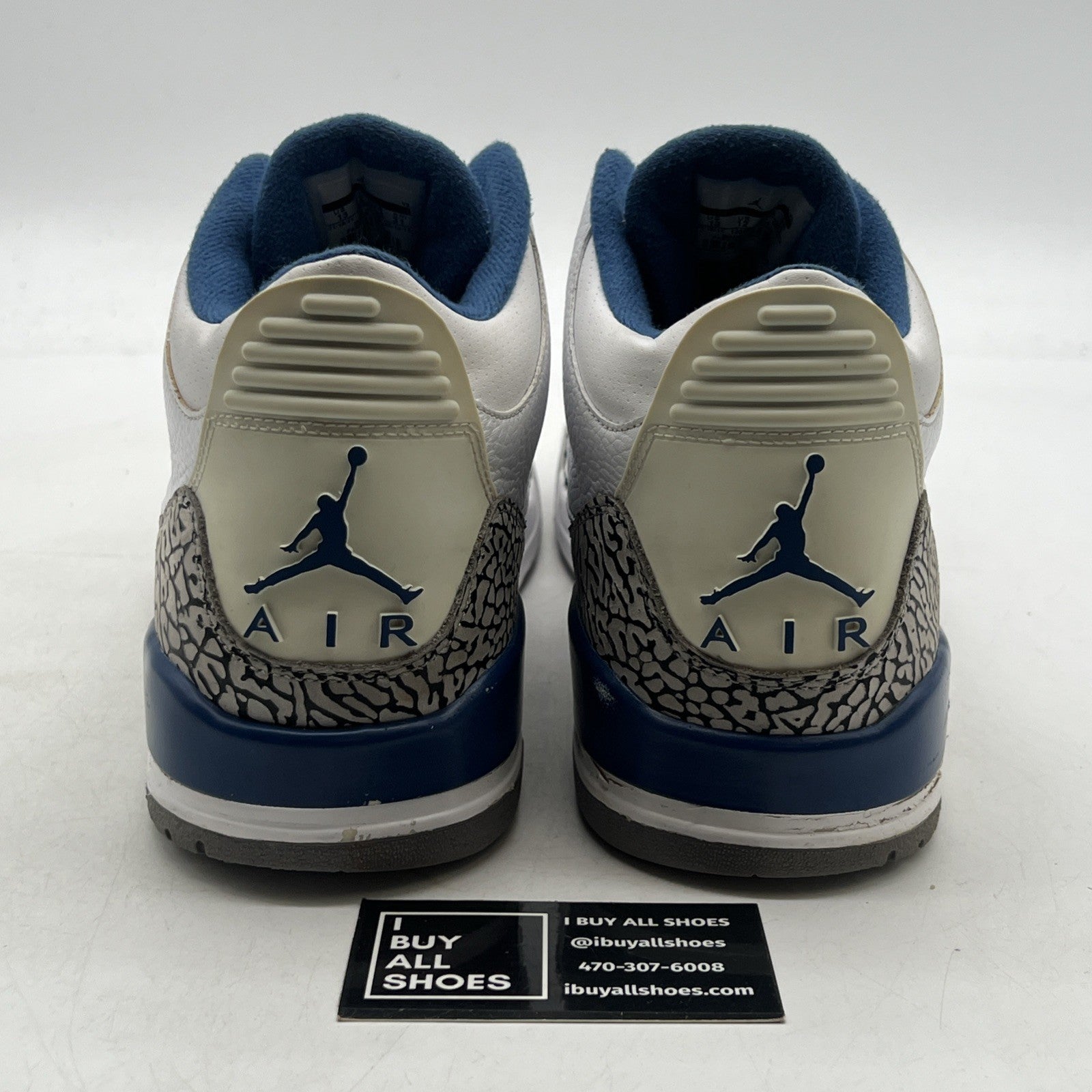 Size 13 - Air Jordan 3 Retro 2011 True Blue (136064-104)