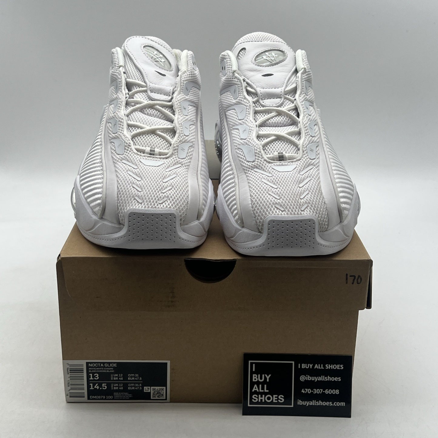 Size 13 - Nike NOCTA x Glide Triple White (DM0879-100)