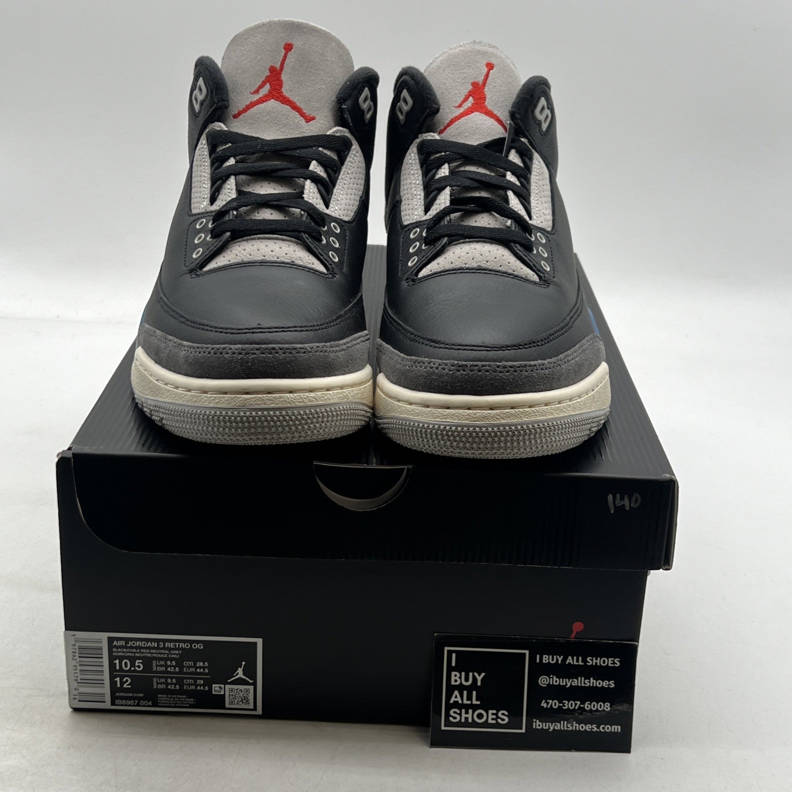 Size 10.5 - Air Jordan 3 Retro OG Rare Air (IB8967-004)