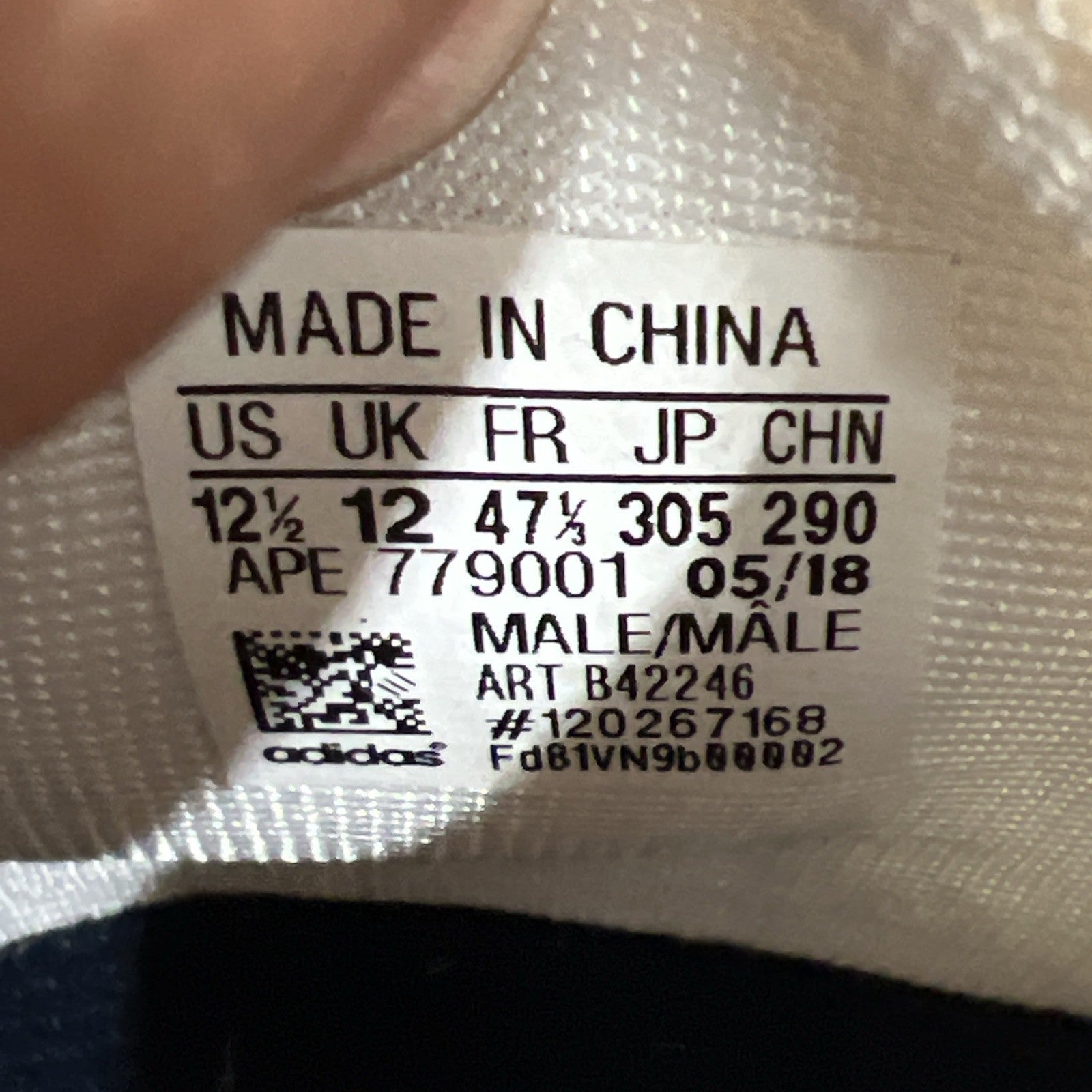 Size 12 - adidas Crazy BYW X Cloud White (B42246)