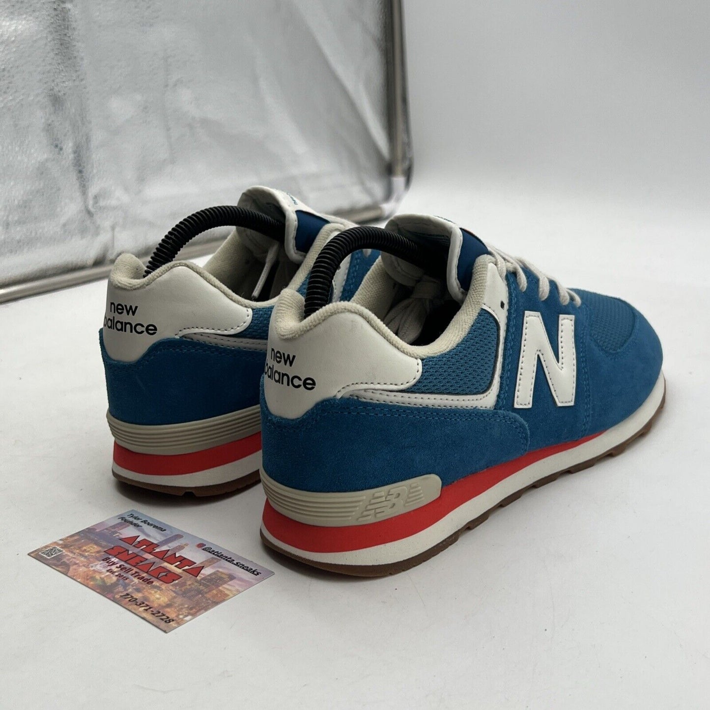 Size 6.5 - New Balance 574 Men's Shoes Natural Indigo-Blue (ML574-HC2)
