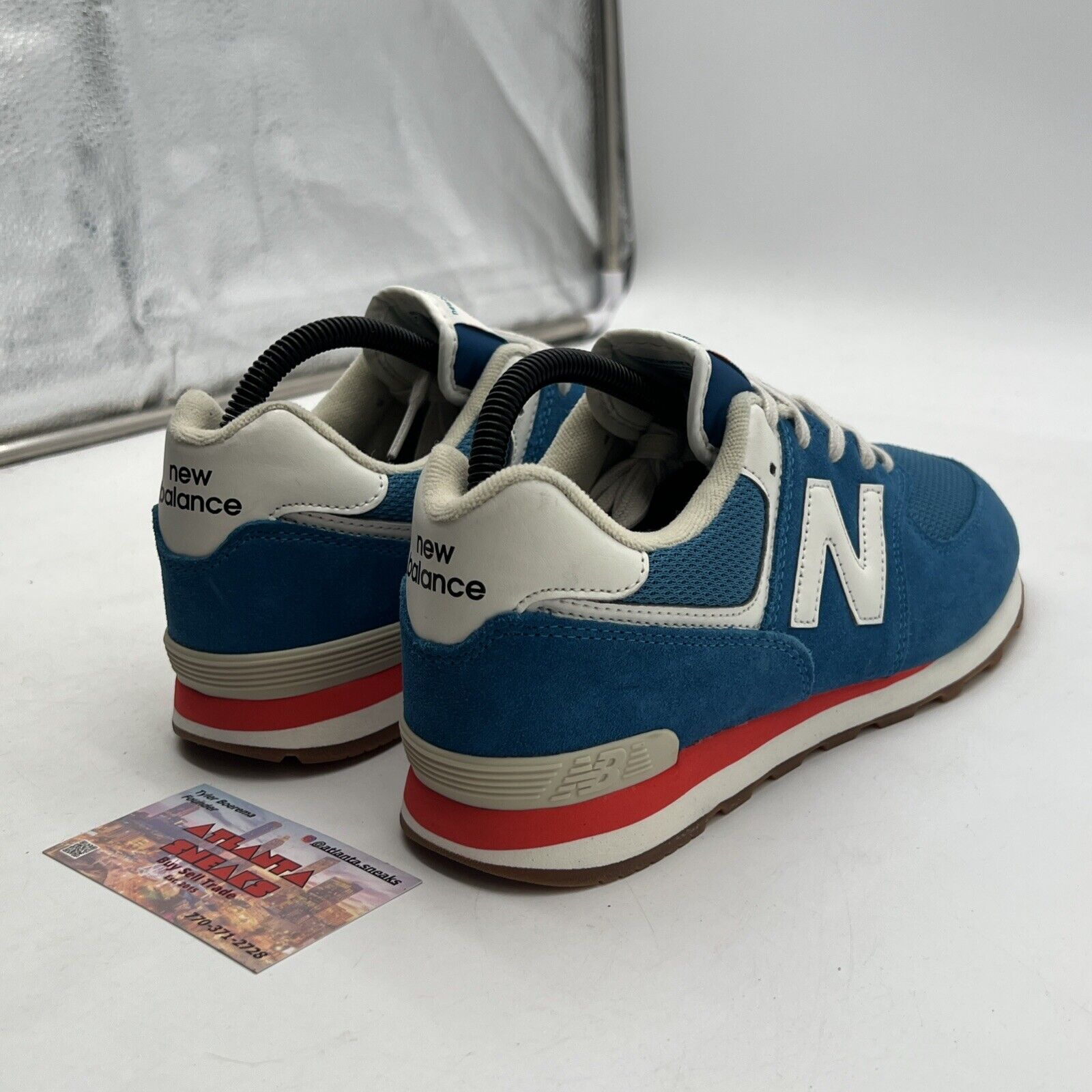 Size 6.5 - New Balance 574 Men's Shoes Natural Indigo-Blue (ML574-HC2)