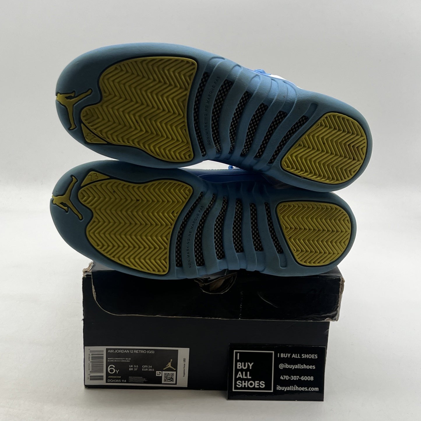 Size 6Y - Air Jordan 12 Retro Mid Emoji (DQ4365-114)