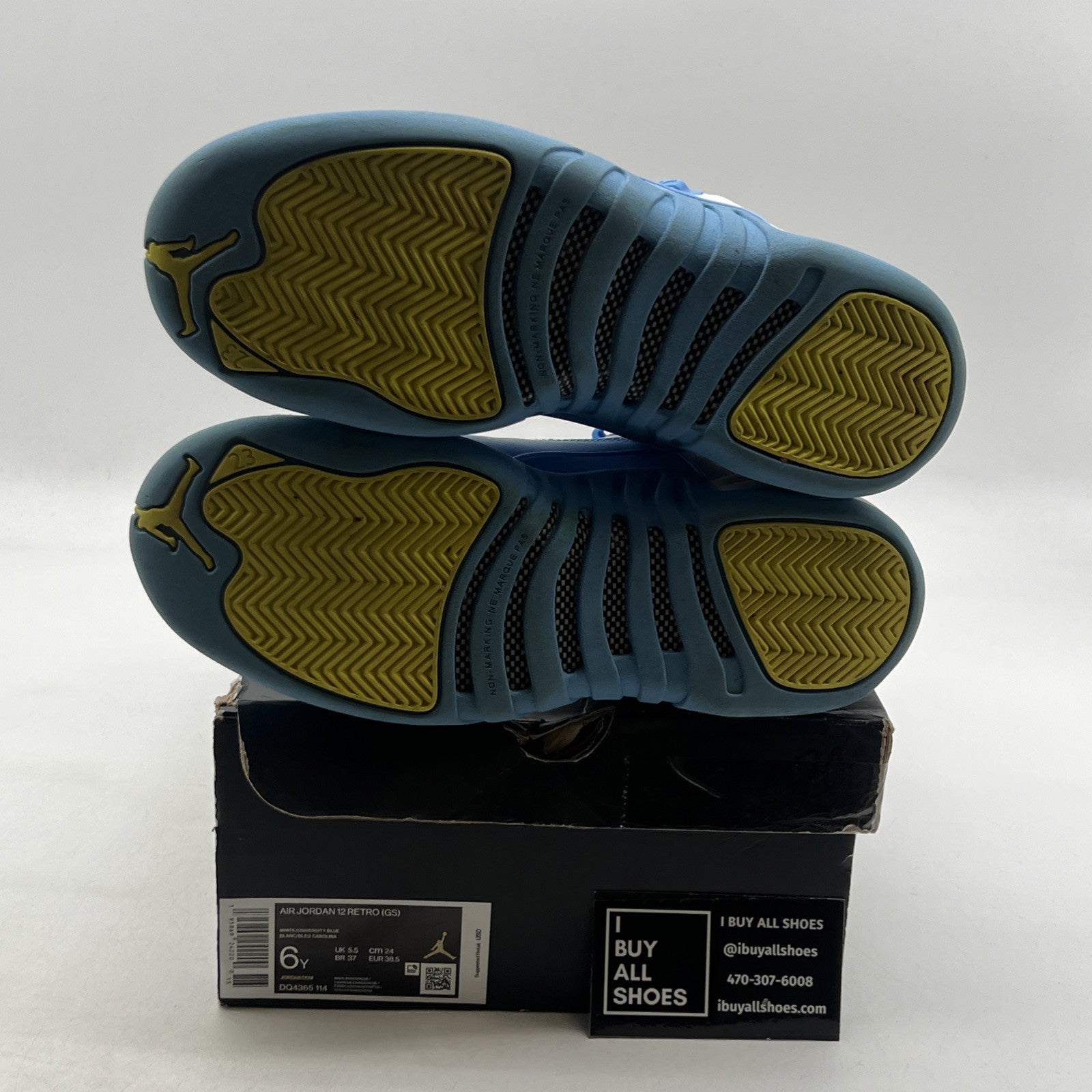 Size 6Y - Air Jordan 12 Retro Mid Emoji (DQ4365-114)