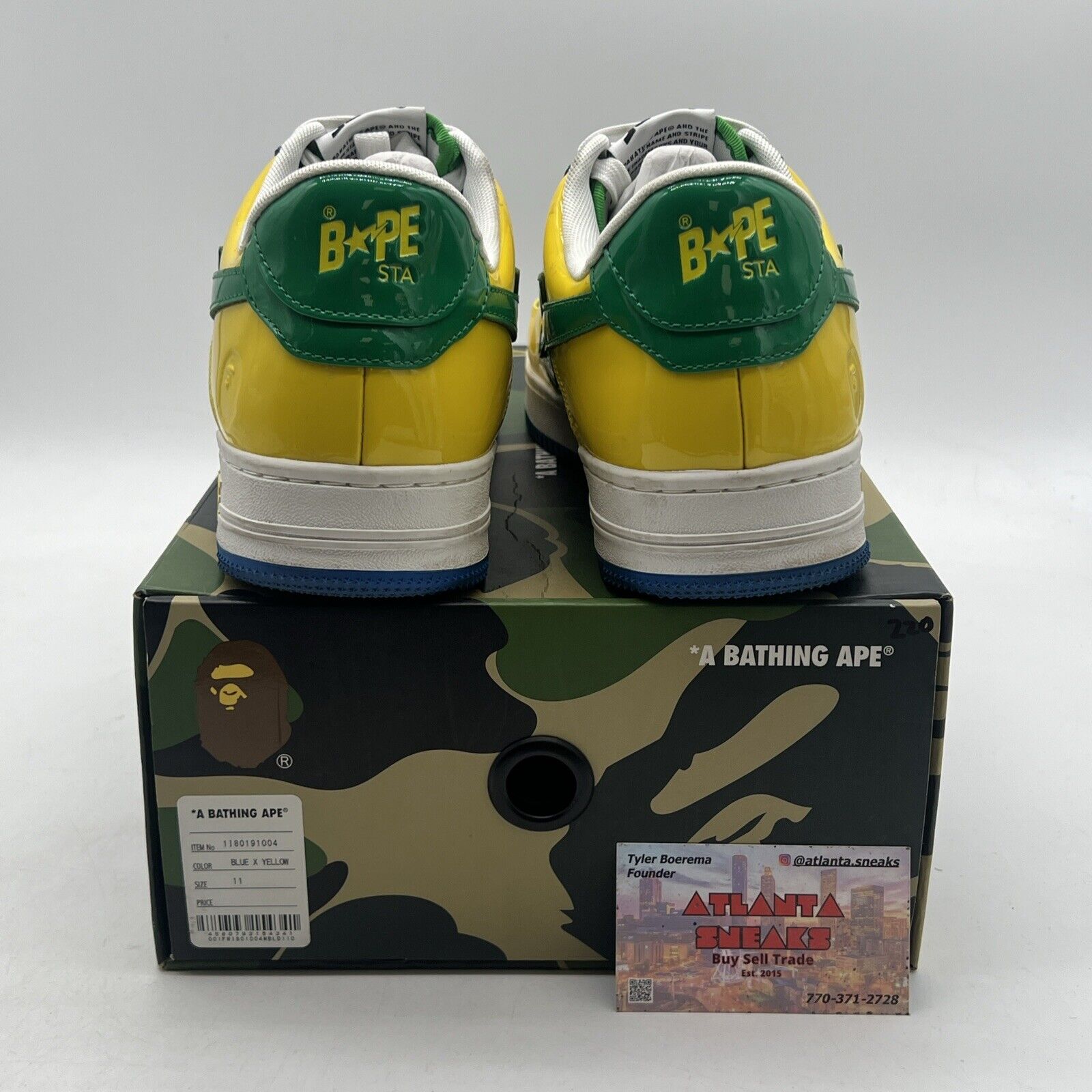 Size 11 - A Bathing Ape Bape Sta Brazil (1I80191004)