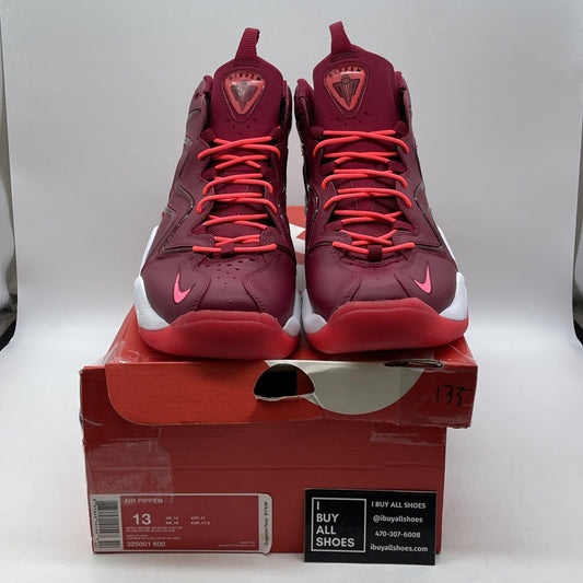 Size 13 - Nike Air Pippen 1 Noble Red White Leather (325001-600)