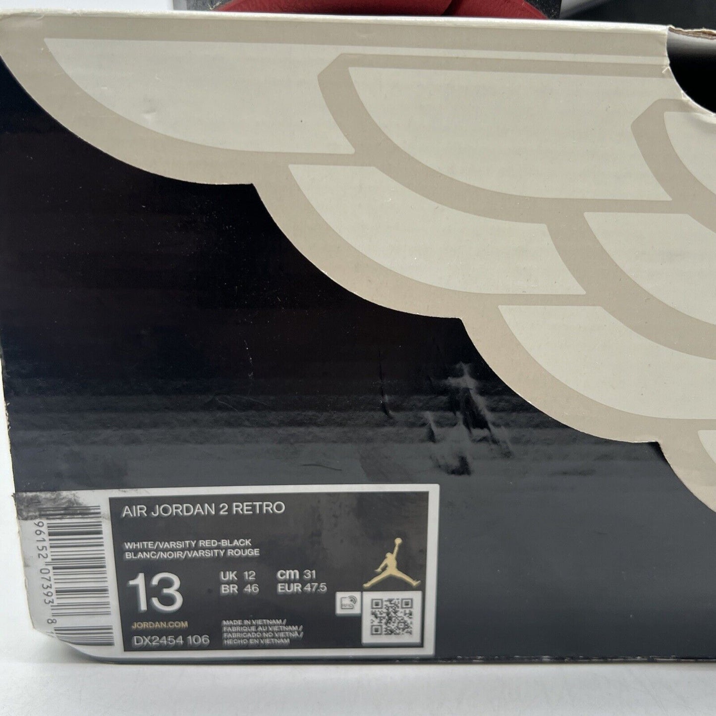 Size 13 - Jordan 2 Retro Mid Chicago Black White Red (DX2454-106)