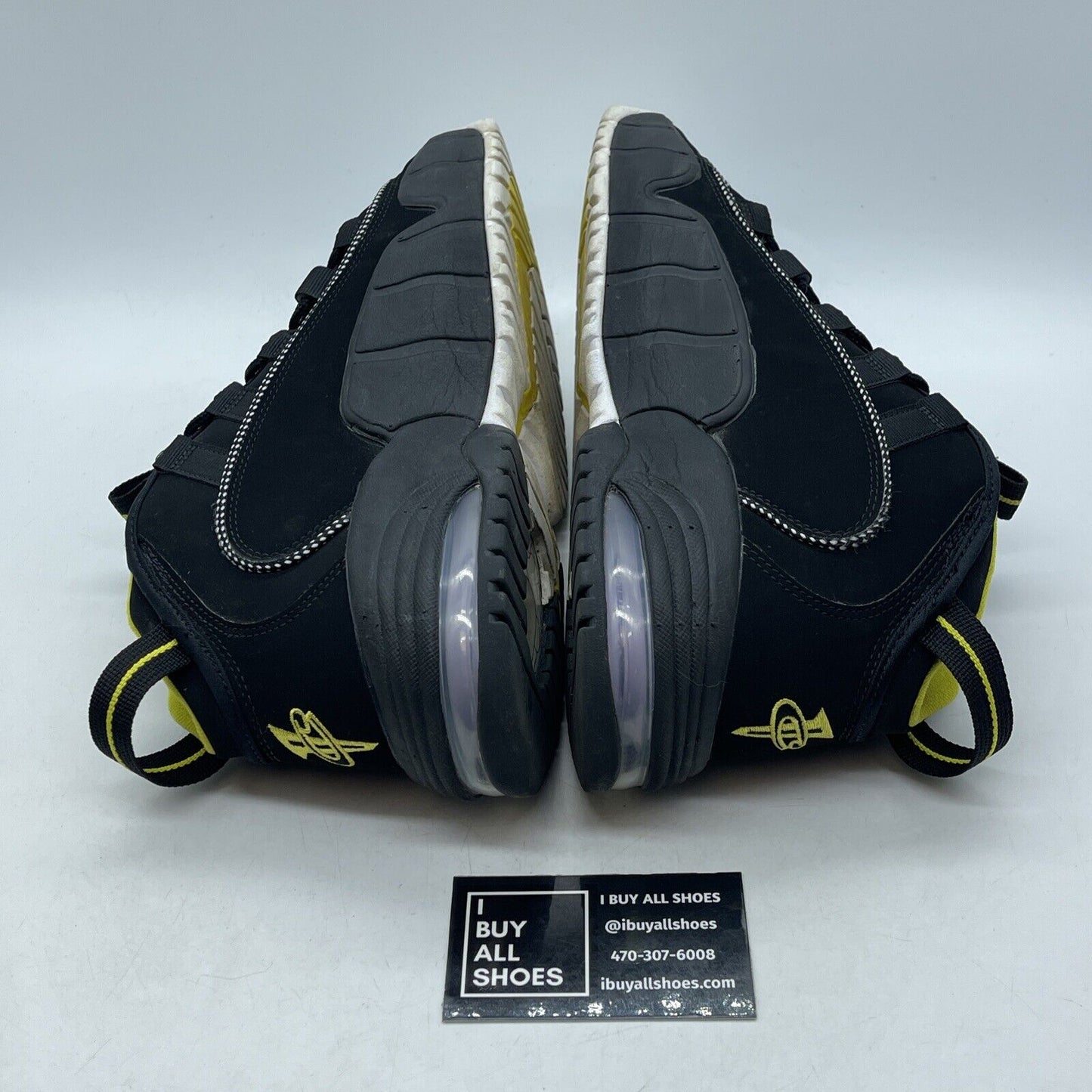 Size 9 - Nike Air Max Penny 1 Lester Middle School Yellow Black Suede FN6884-100