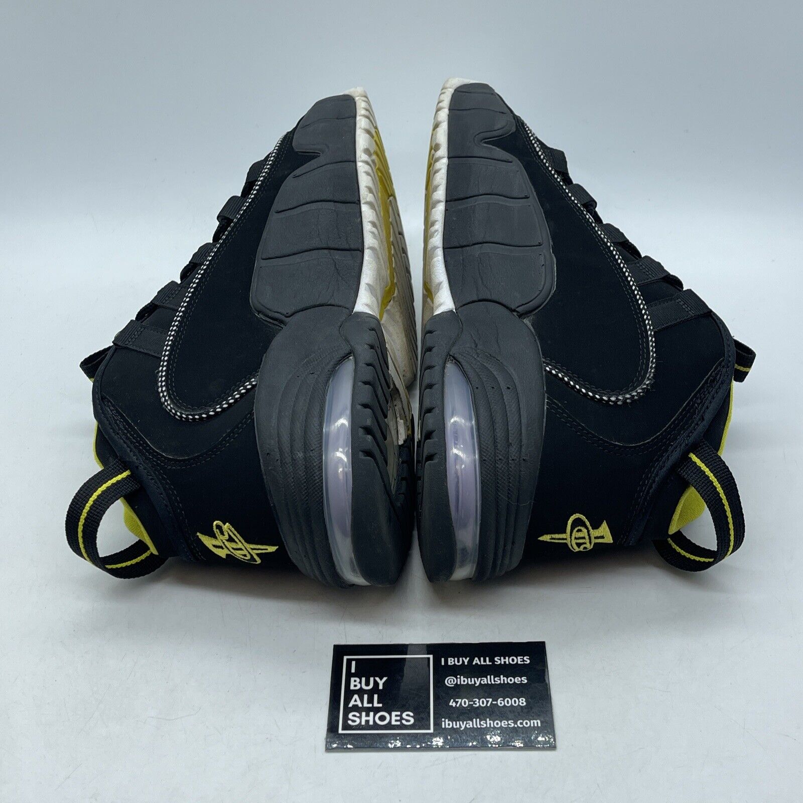 Size 9 - Nike Air Max Penny 1 Lester Middle School Yellow Black Suede FN6884-100