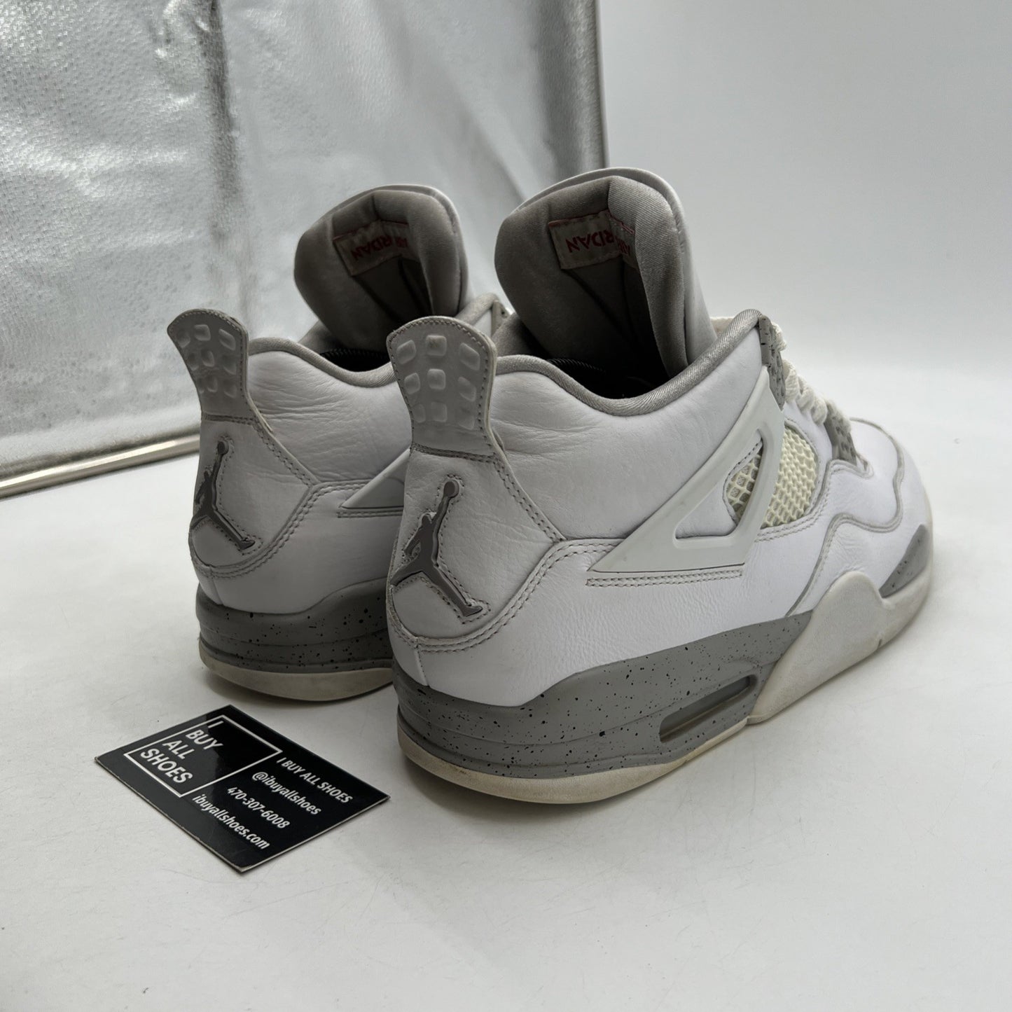 Size 10 - Air Jordan 4 Retro Mid White Oreo (CT8527-100)