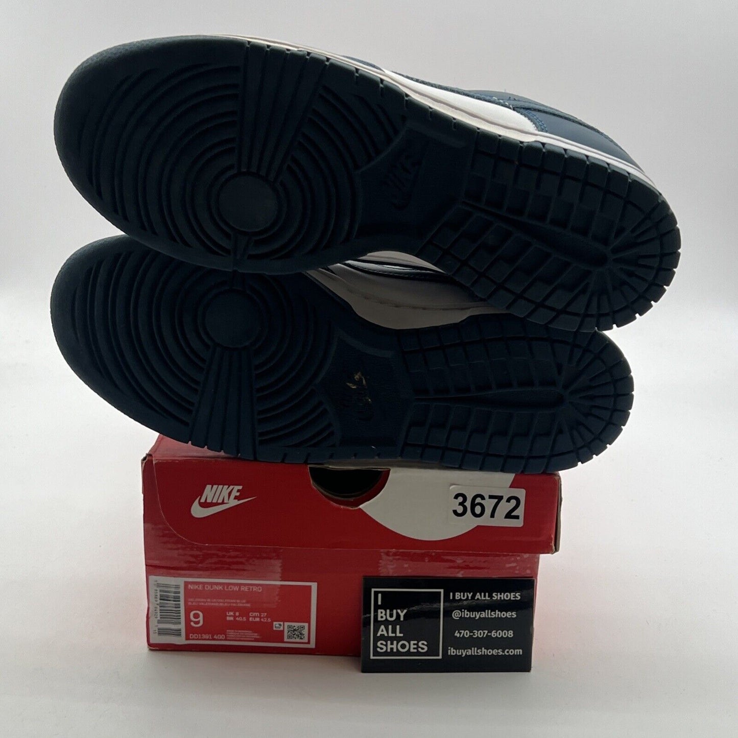 Size 9 - Nike Dunk Low Velarian Blue/White (DD1391-400)