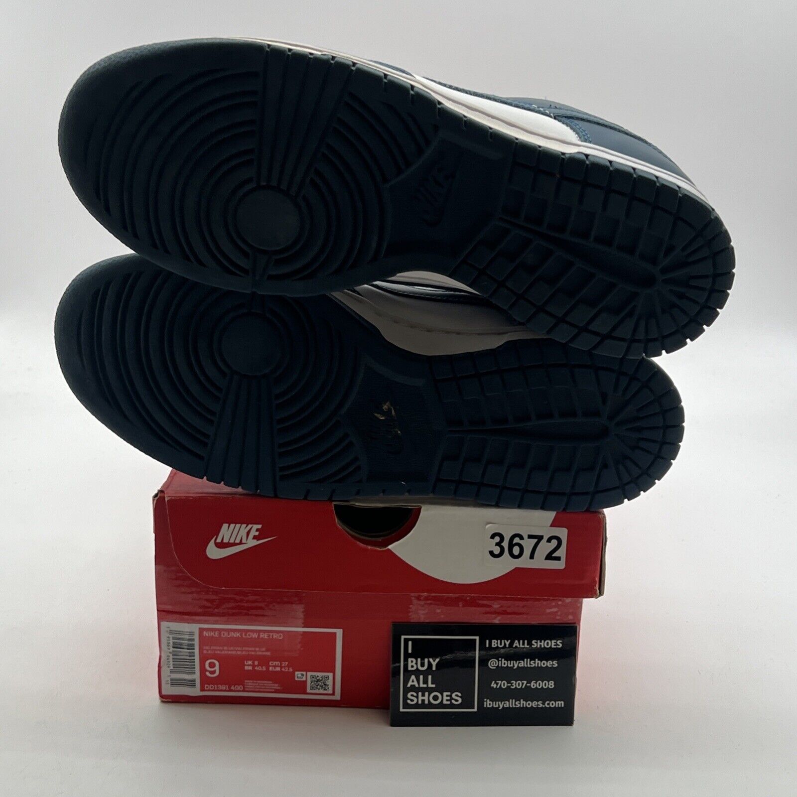 Size 9 - Nike Dunk Low Velarian Blue/White (DD1391-400)