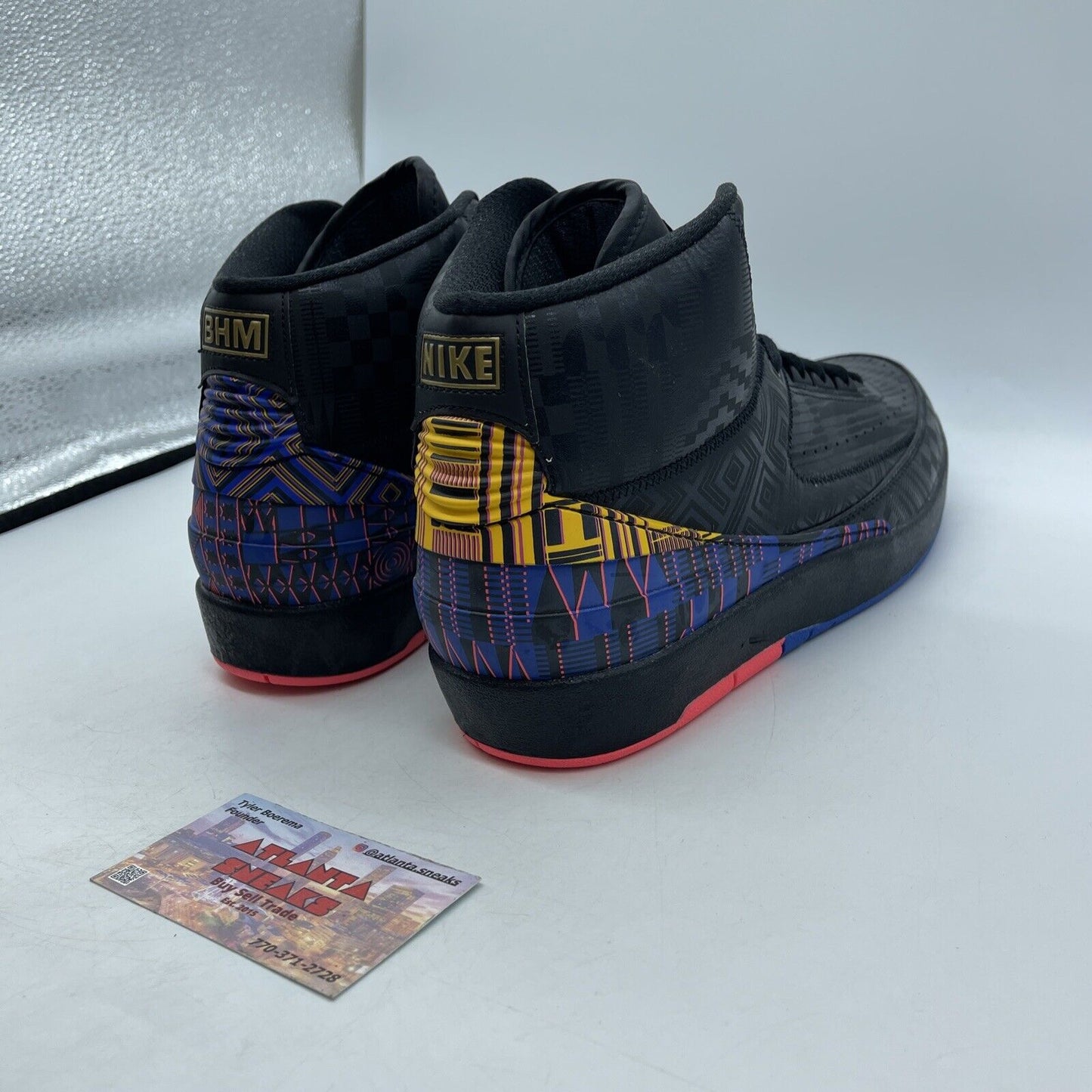 Size 9 - Air Jordan 2 Retro 2019 Black History Month Black Blue (BQ8618-007)