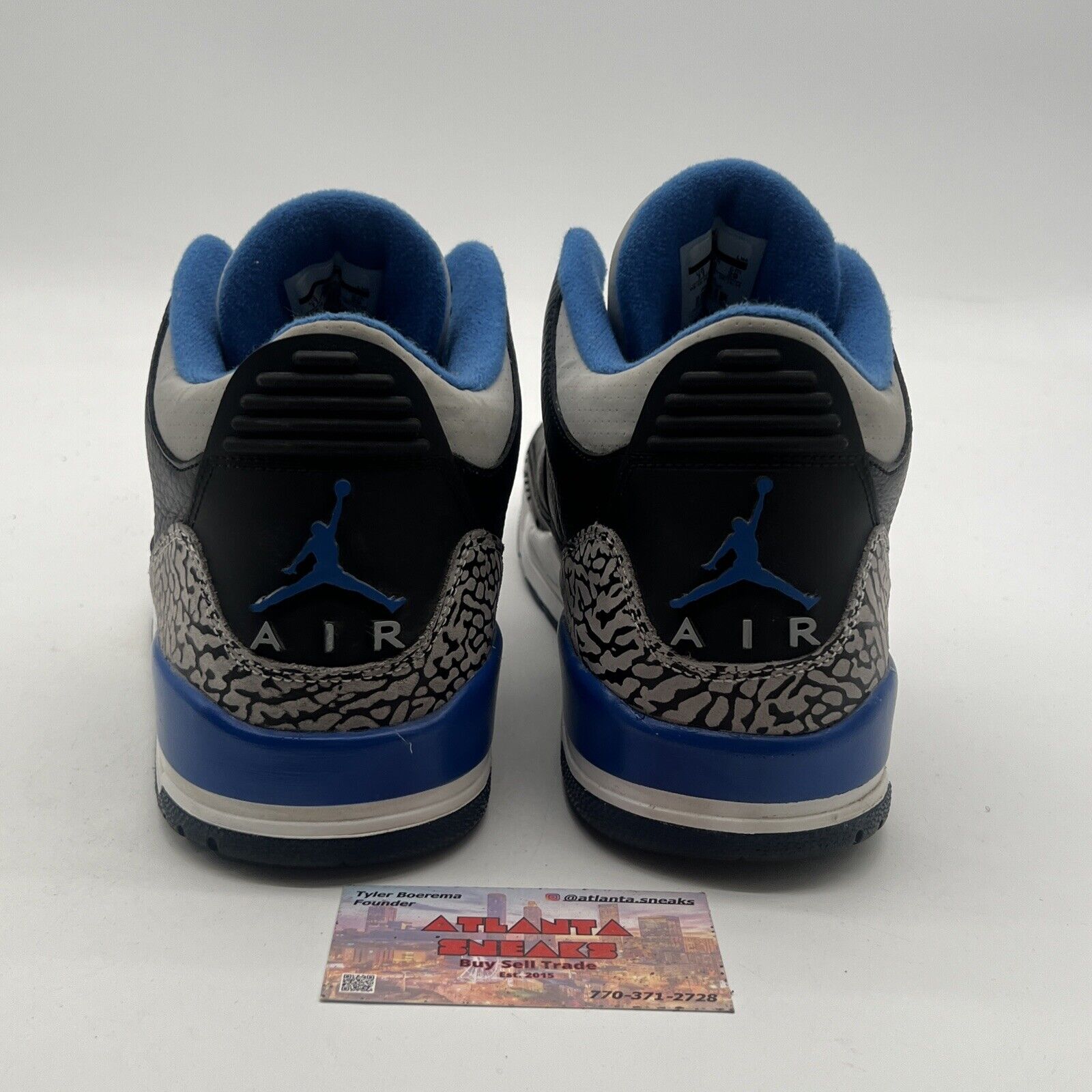 Size 11 - Air Jordan 3 Retro Sport Blue (136064-007)