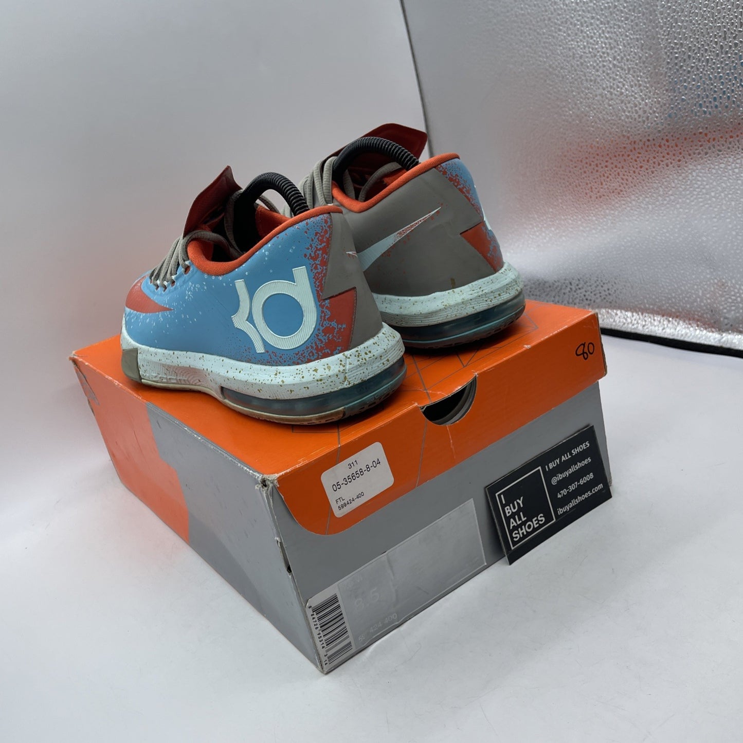 Size 8.5 - Nike KD 6 Maryland Blue Crab (599424-400)