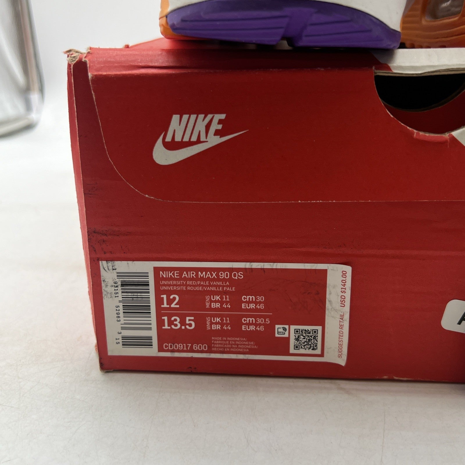 Size 12 - Nike Air Max 90 Viotech (CD0917-600)