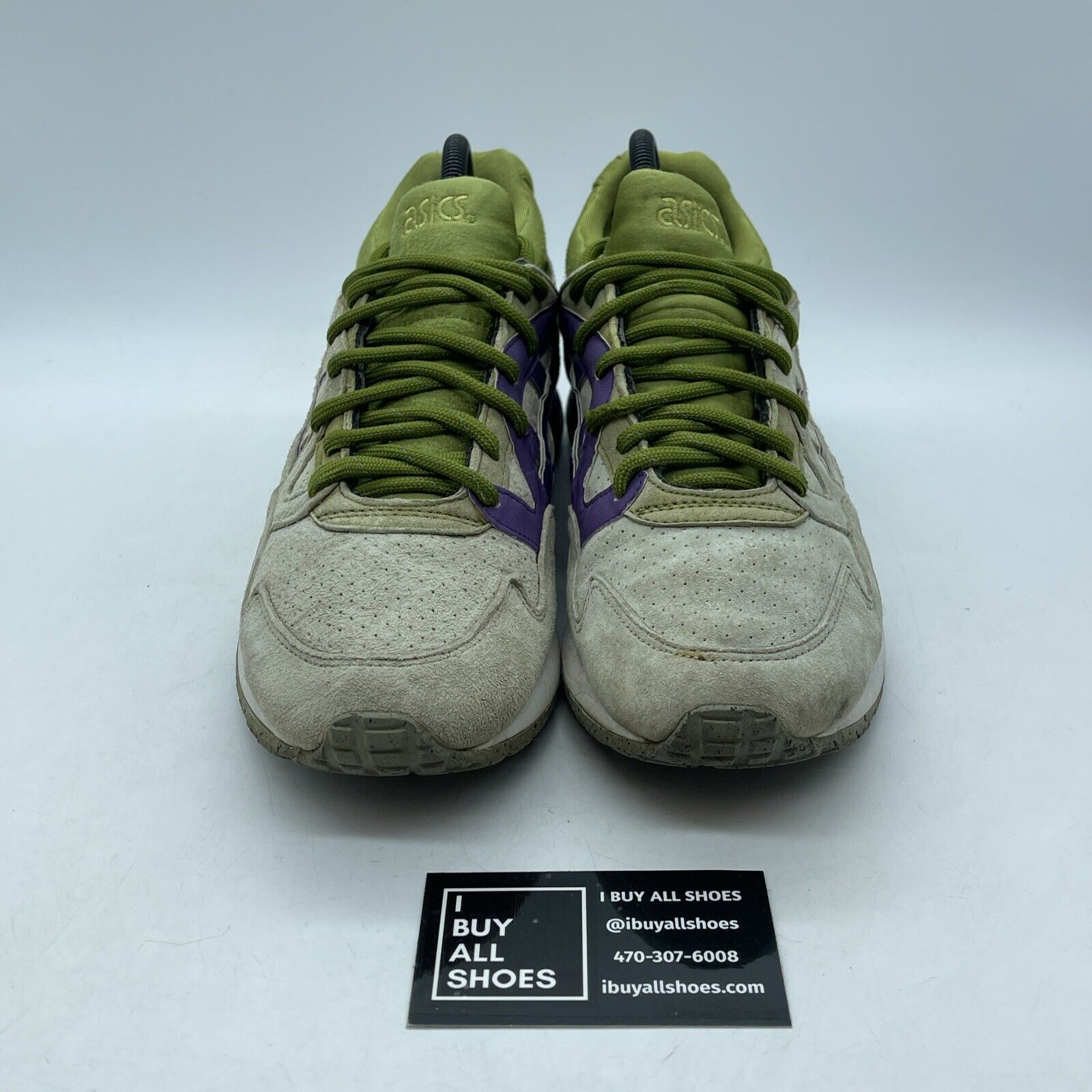 Size 9 - ASICS Concepts x Gel Lyte 5 Pistachio Grey Green Suede (H43JK)